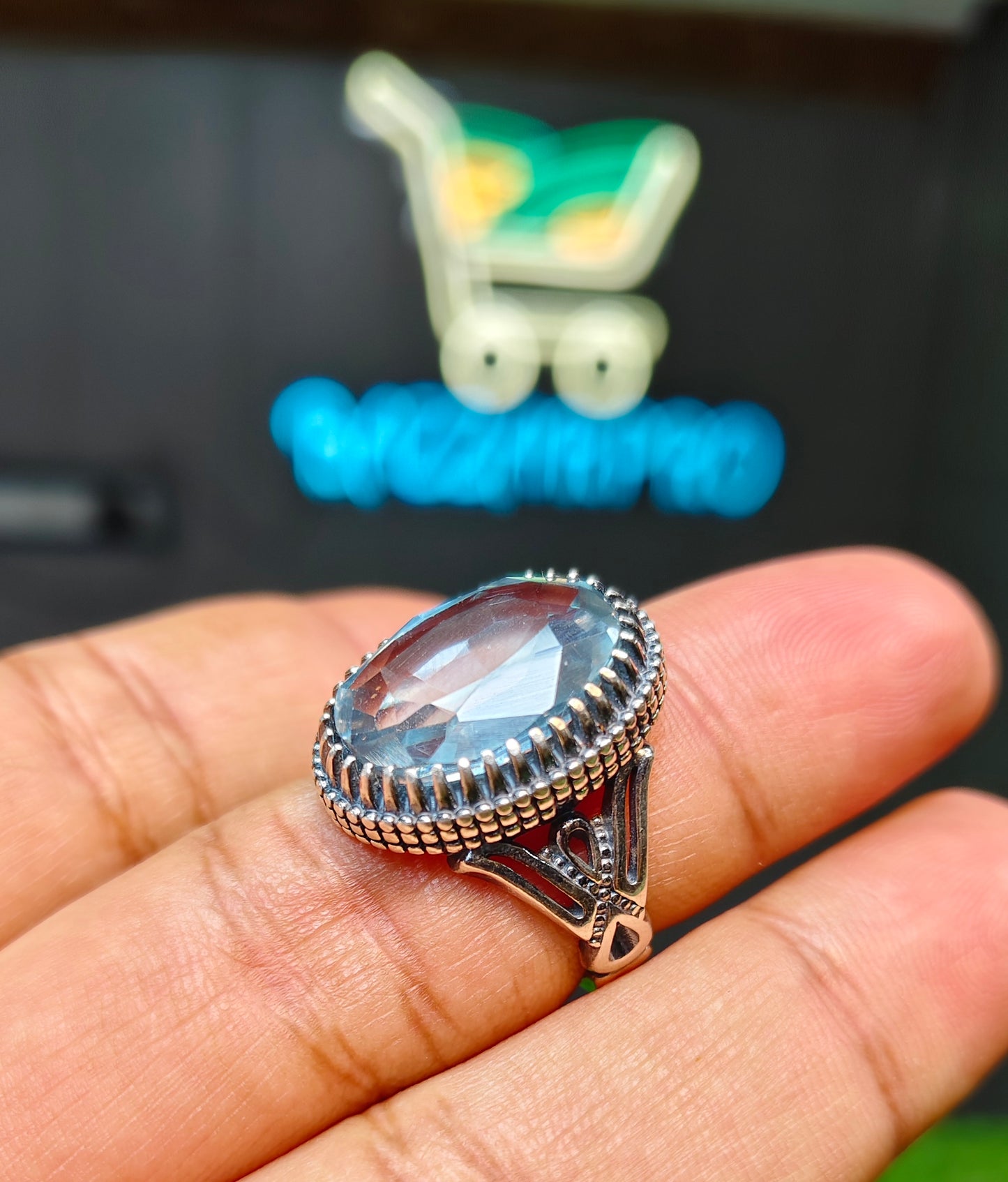 Aquamarine Ring