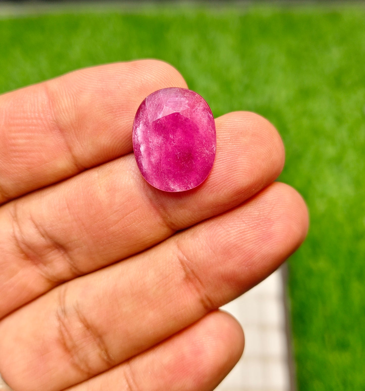 Ruby Stone With Lab Certificte