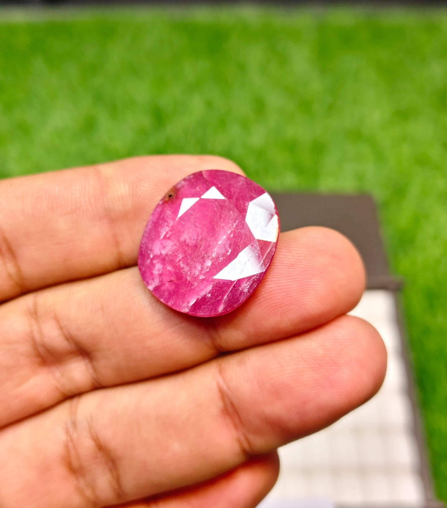 Ruby Stone With Lab Certificte