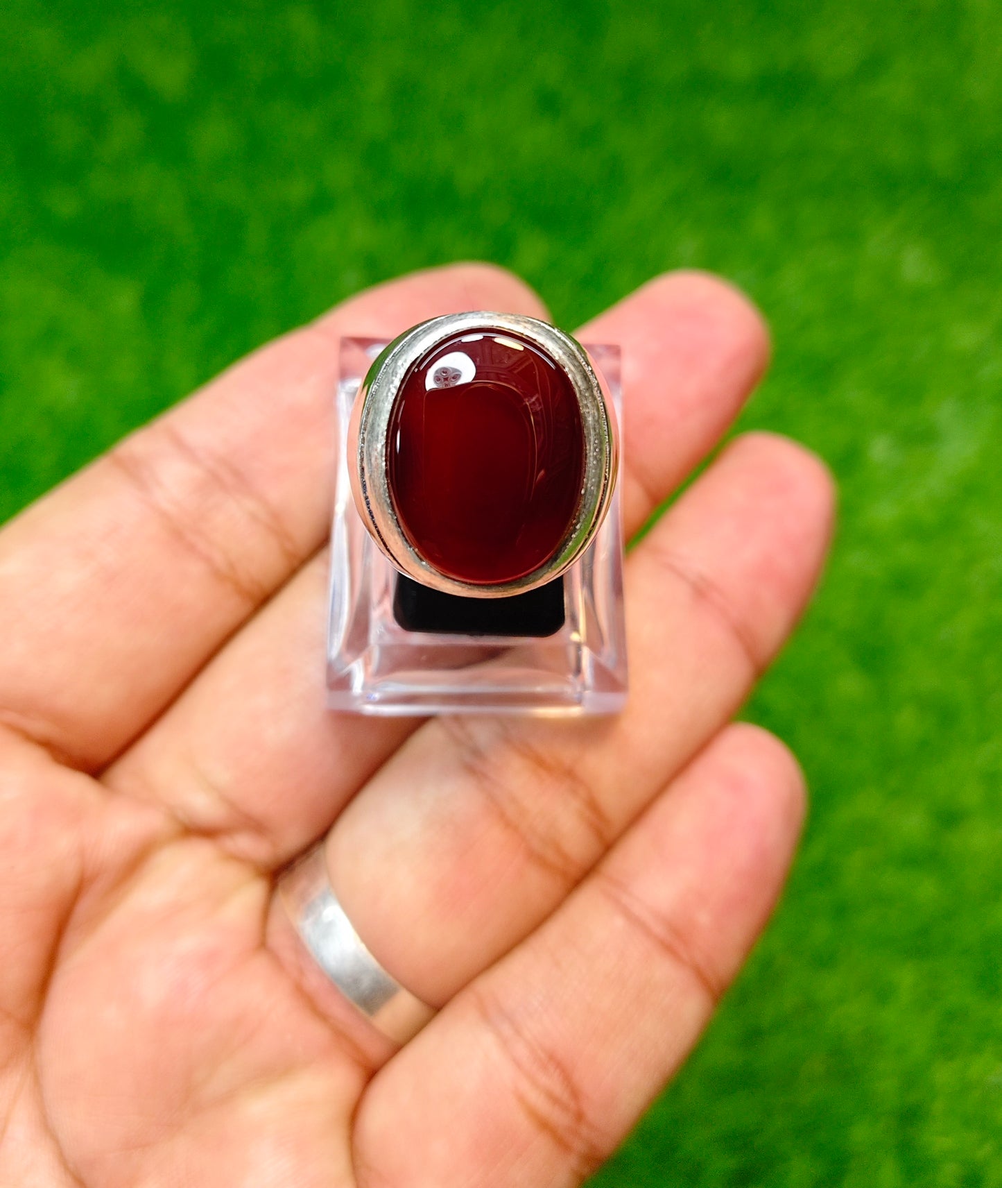 Yamni Aqeeq Ring