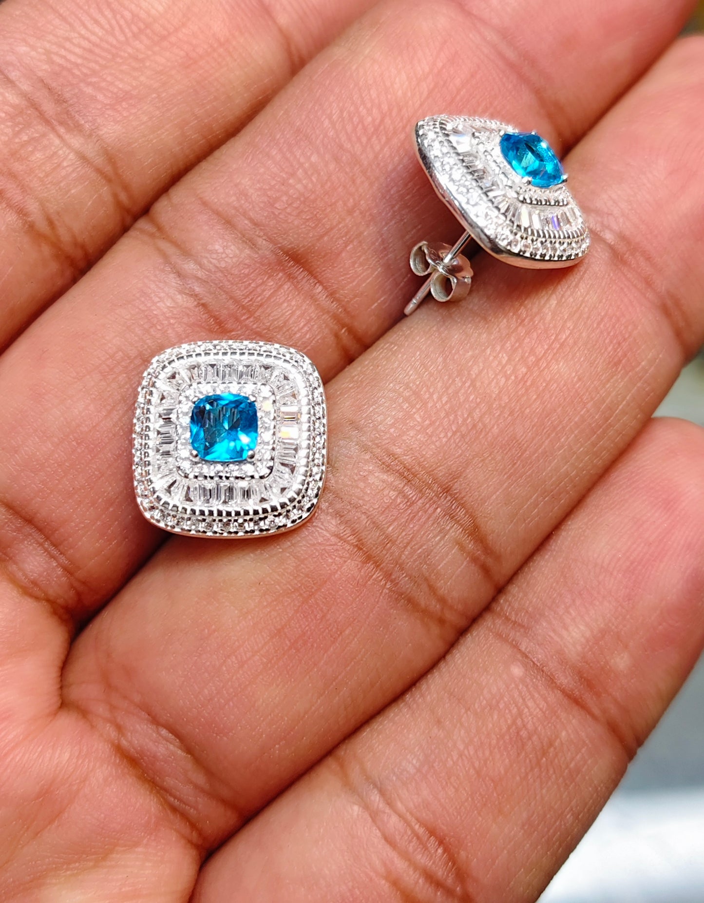 Jewelry Sets In Blue Topaz