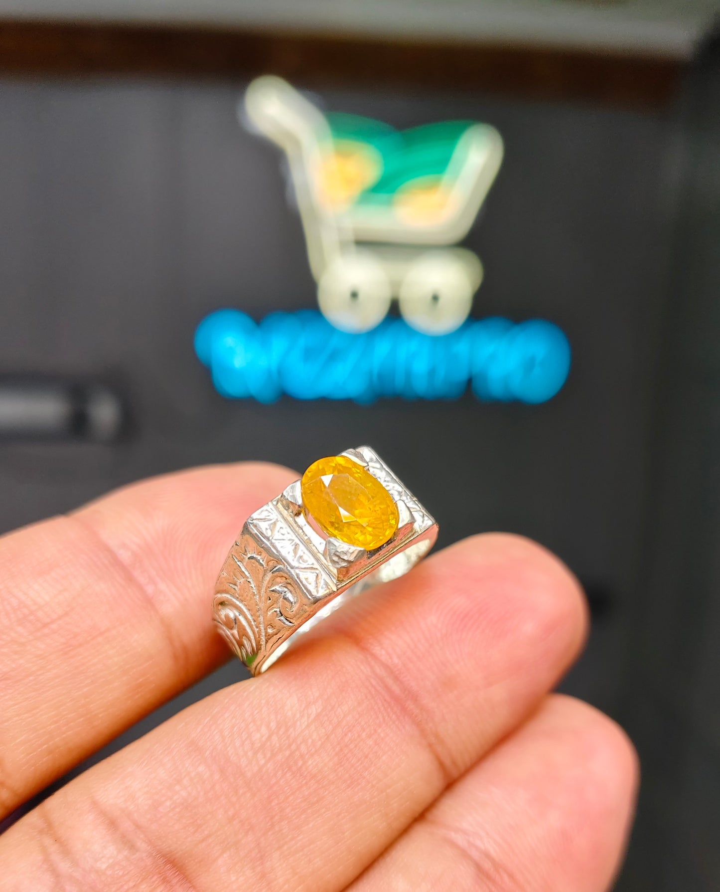 Ceylon Pukhraj Ring