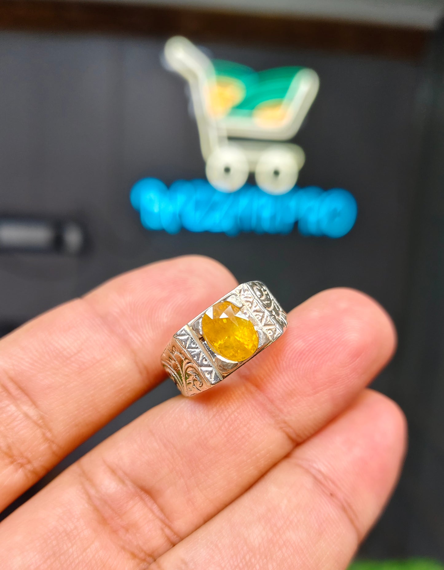 Ceylon Pukhraj Ring