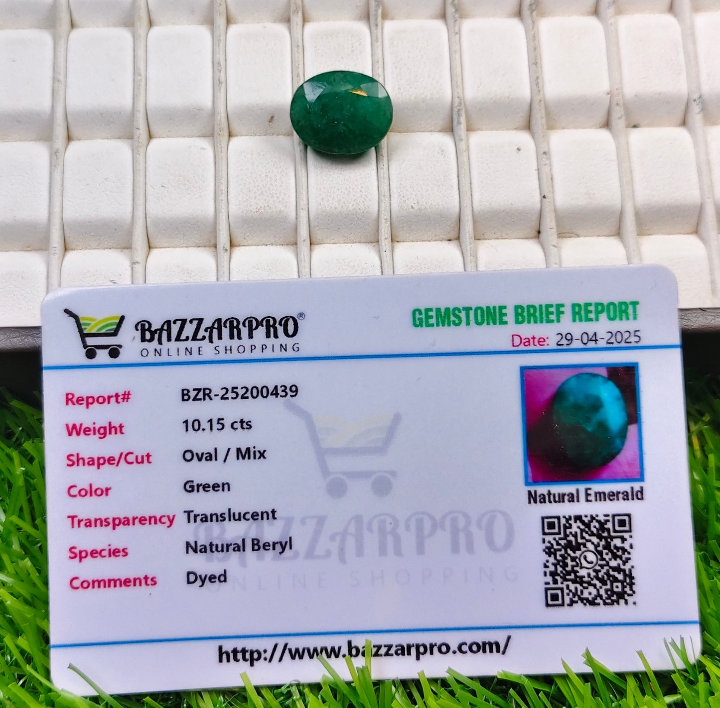 Zamurd With Lab Certificate
