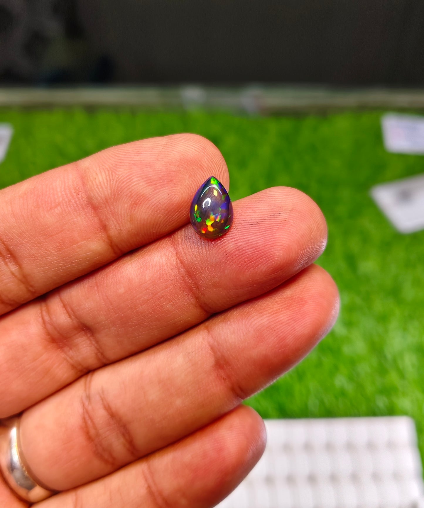 Black Opal With Lab Certificate