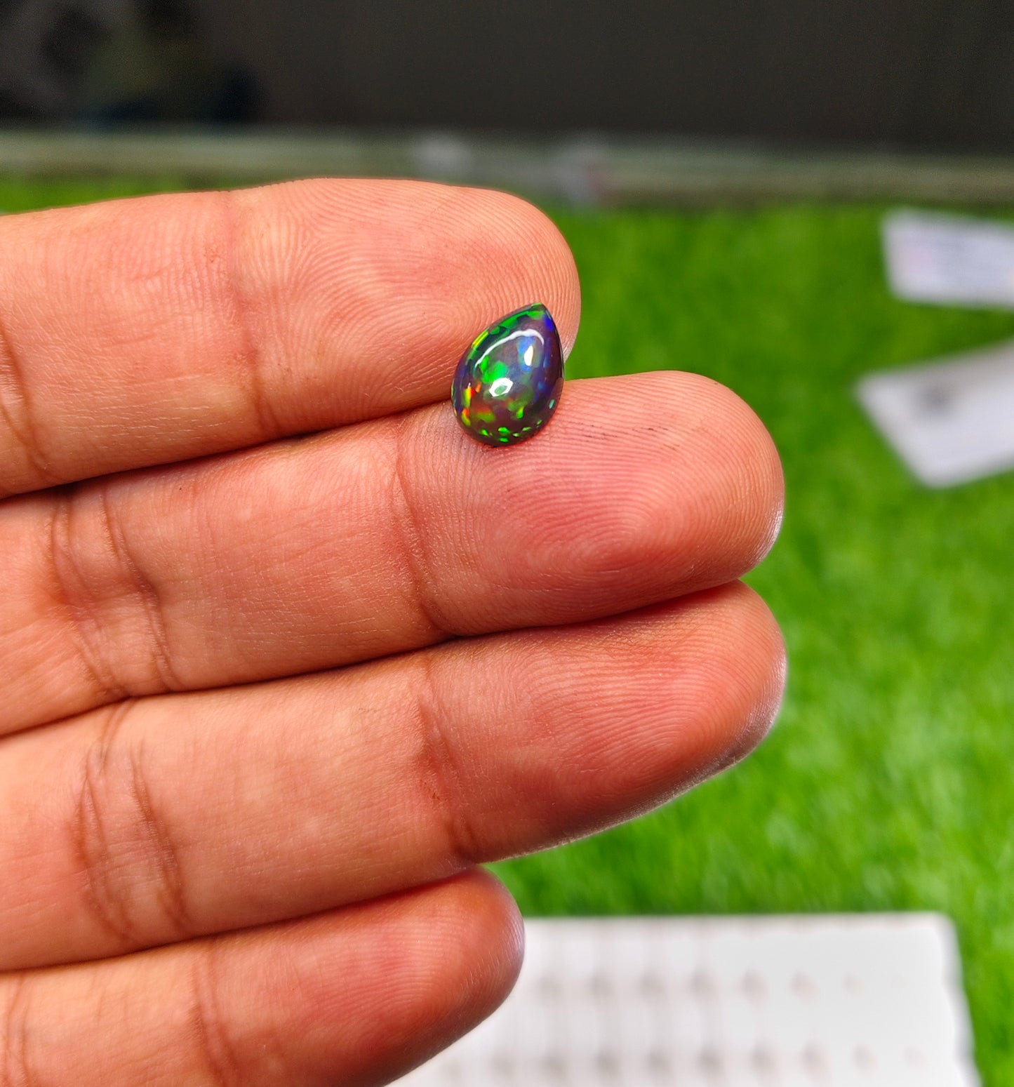 Black Opal With Lab Certificate