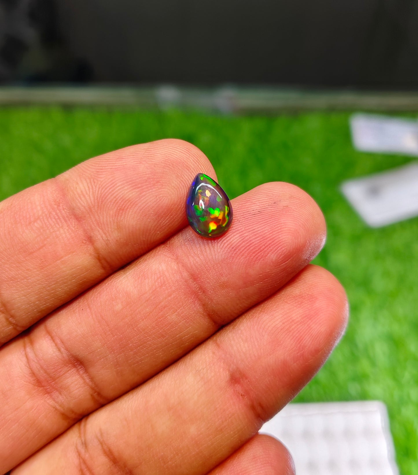 Black Opal With Lab Certificate