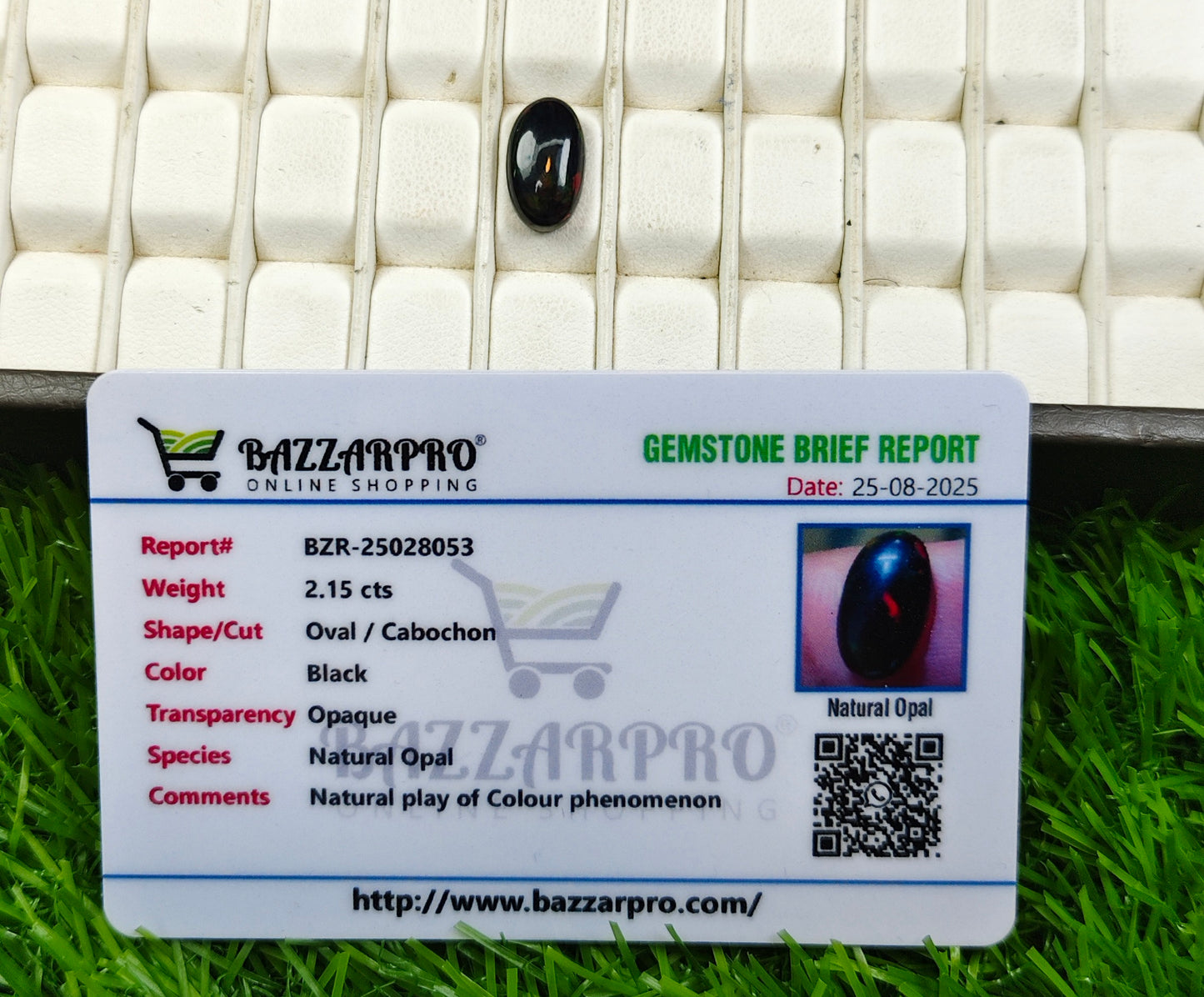 Ethopian Full Fire Opal With Lab Certificate