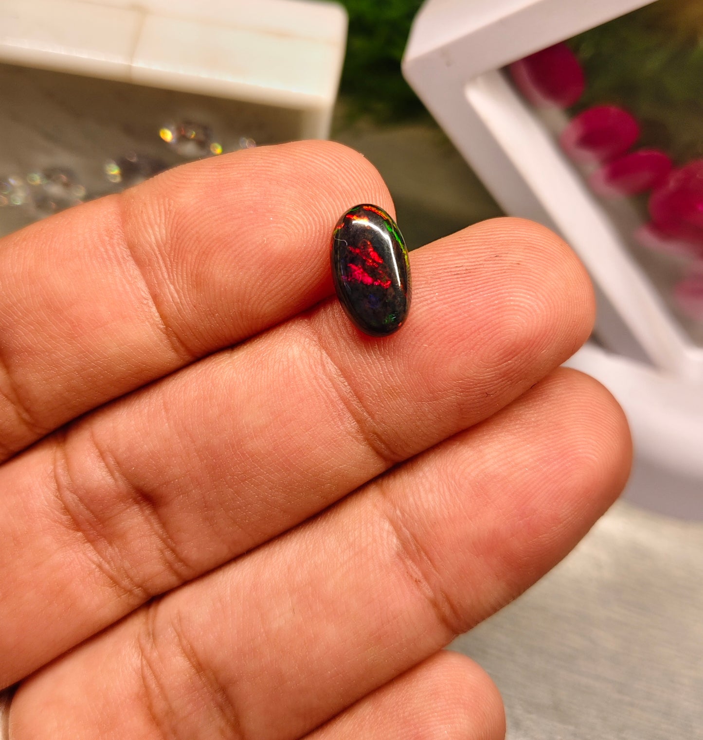 Ethopian Full Fire Opal With Lab Certificate
