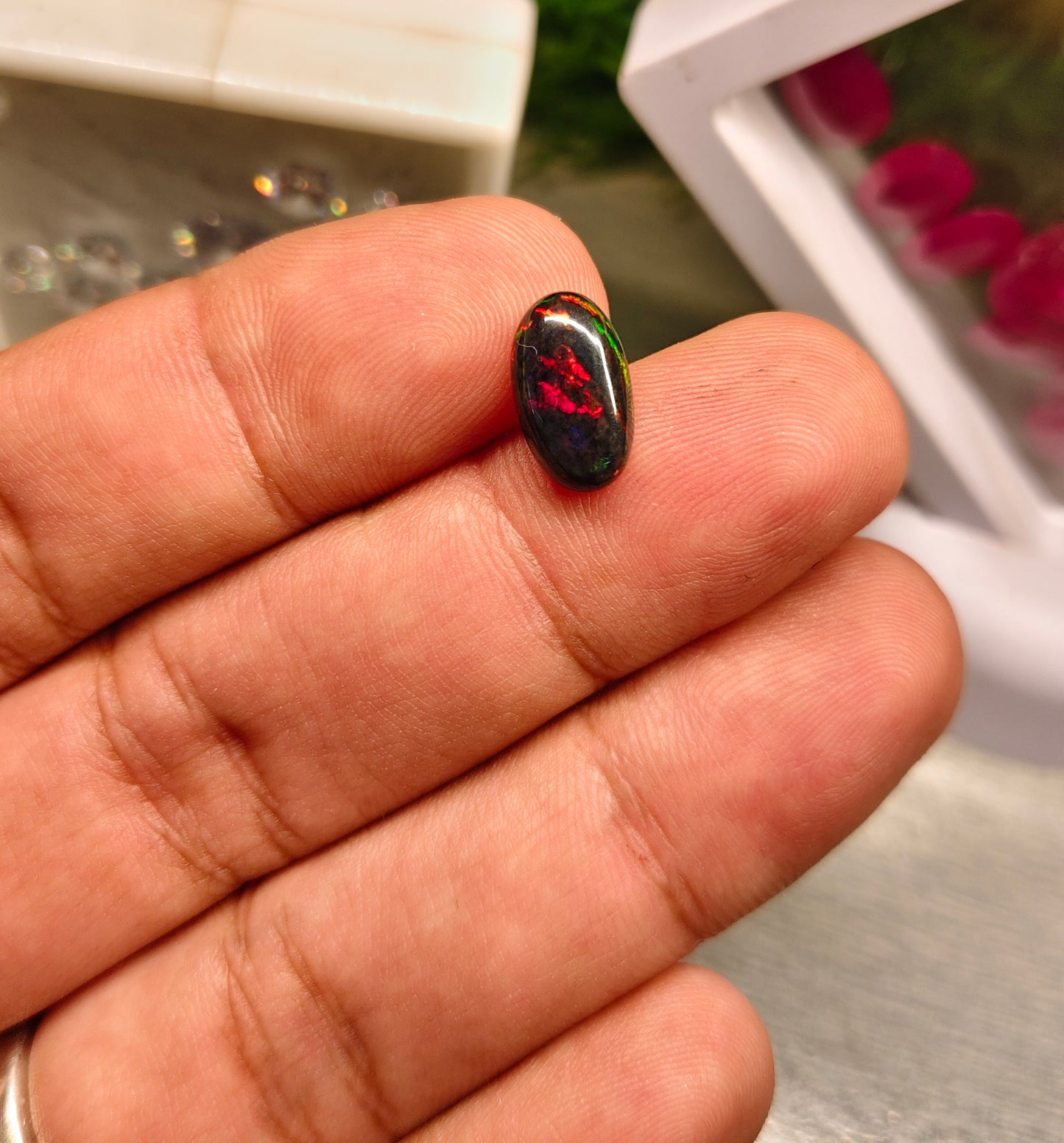 Ethopian Full Fire Opal With Lab Certificate