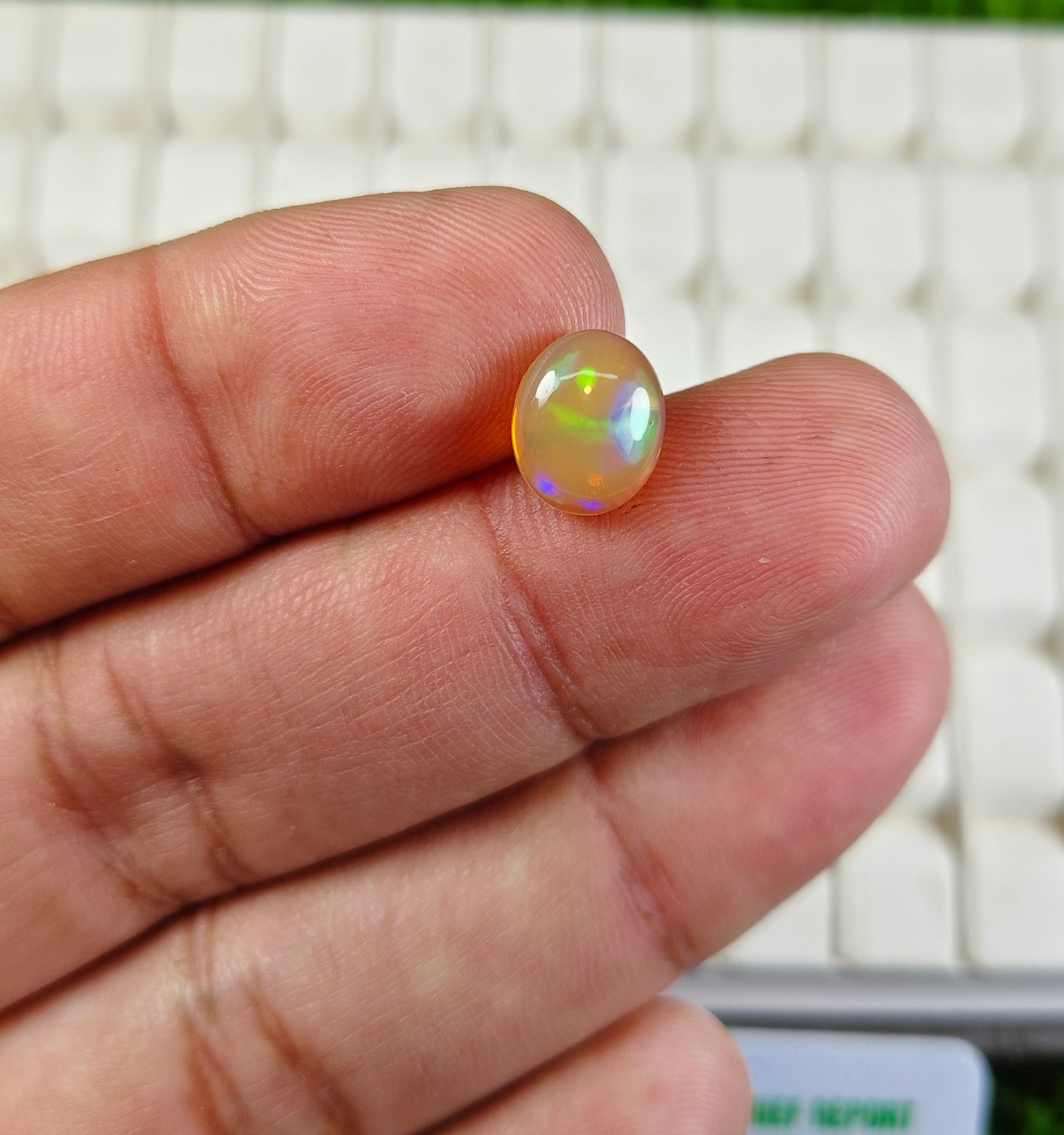 Full Fire Opal With Lab Certificate