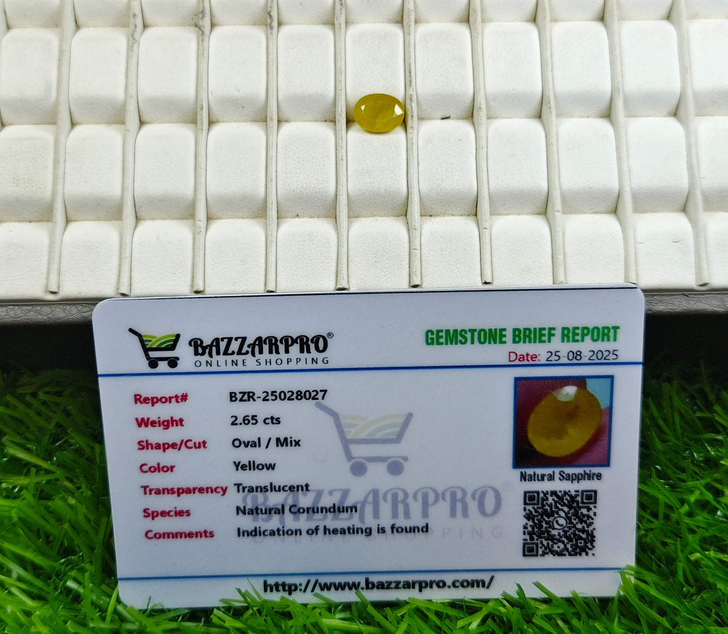 Premium quality Pukhraj With Lab Certificate