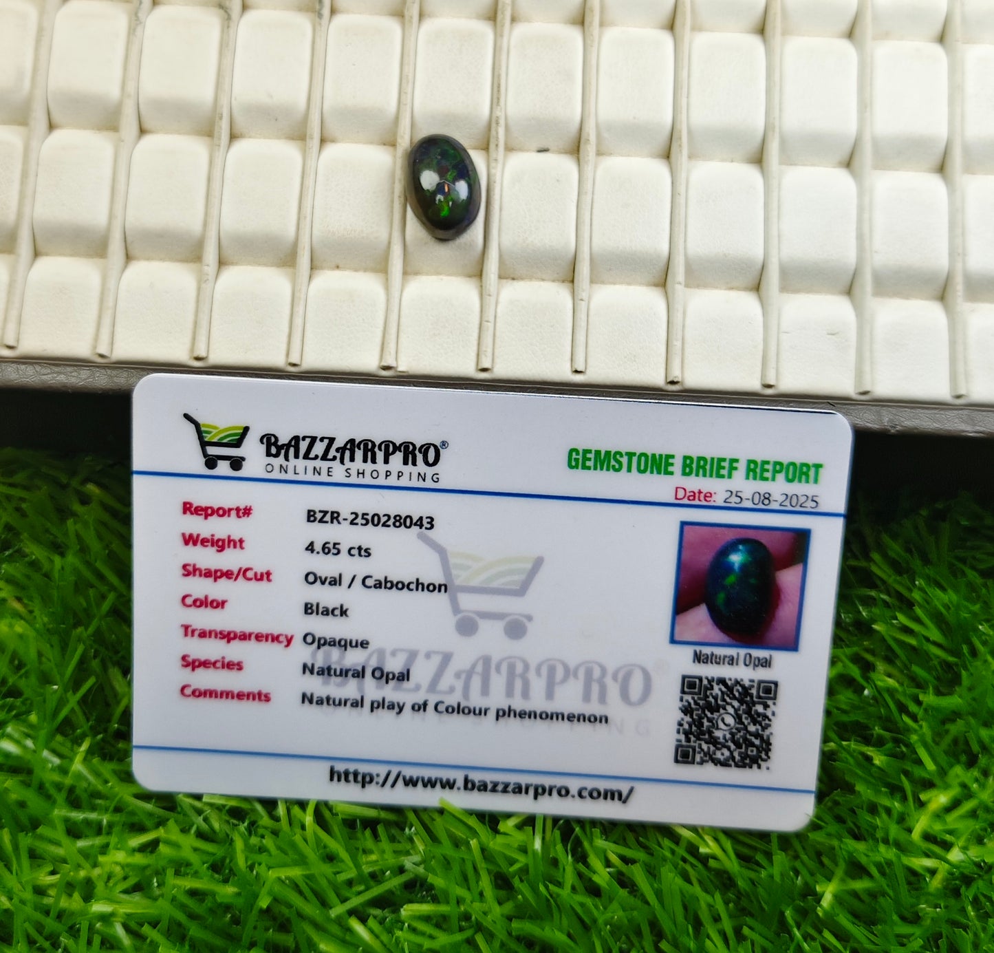 Premium Opal With Lab Certificate