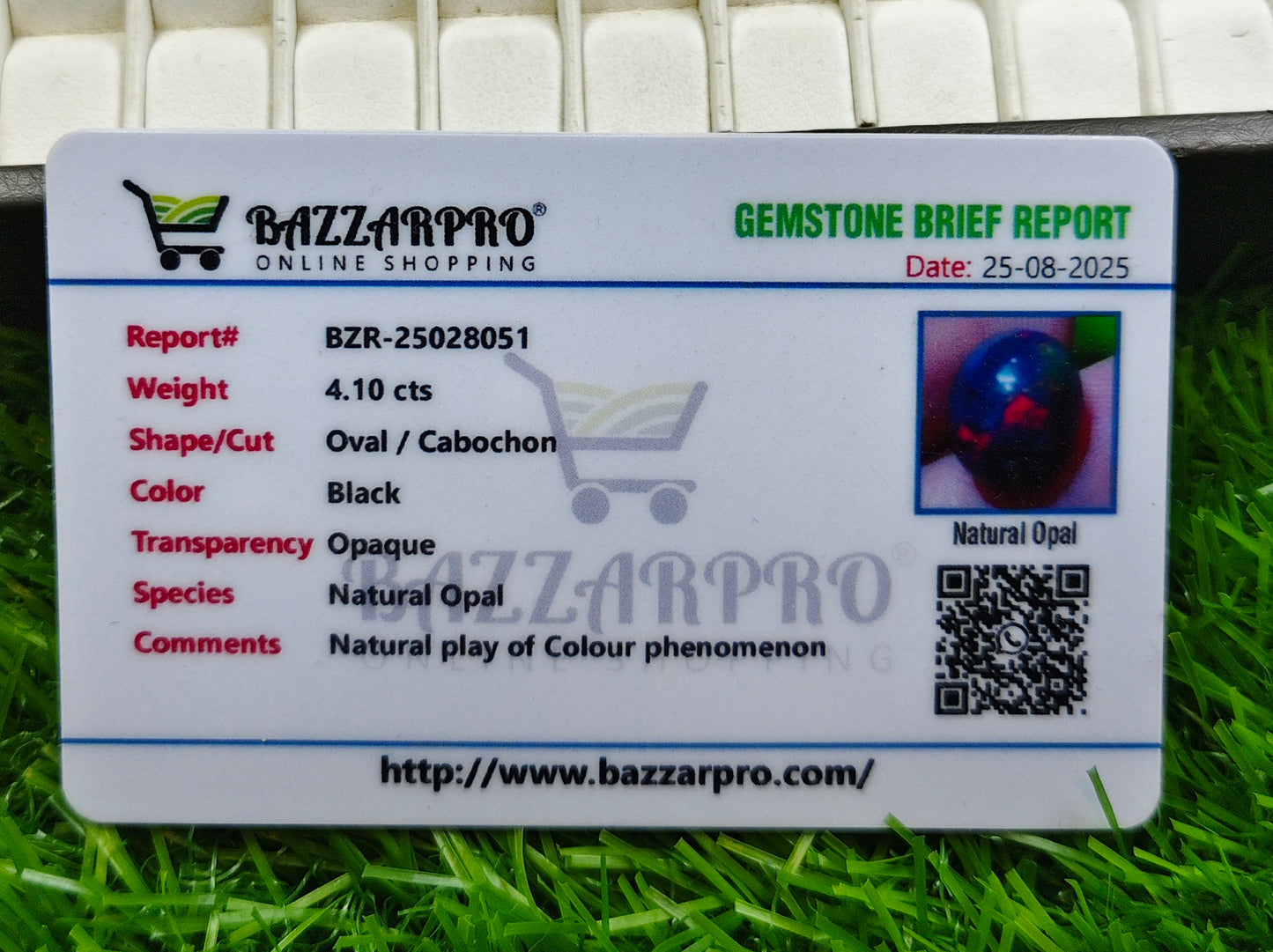 Premium Fire Opal With Lab Certificate