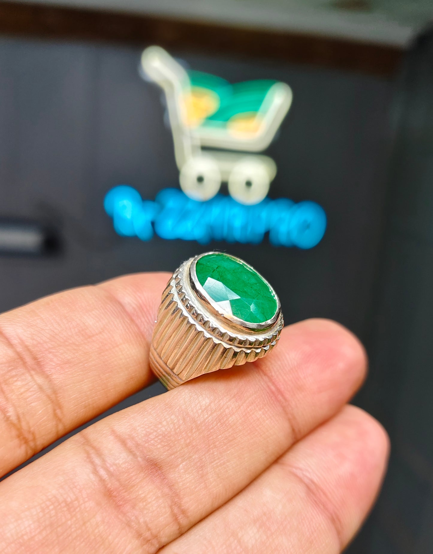 Premium Quality Zamurd Ring