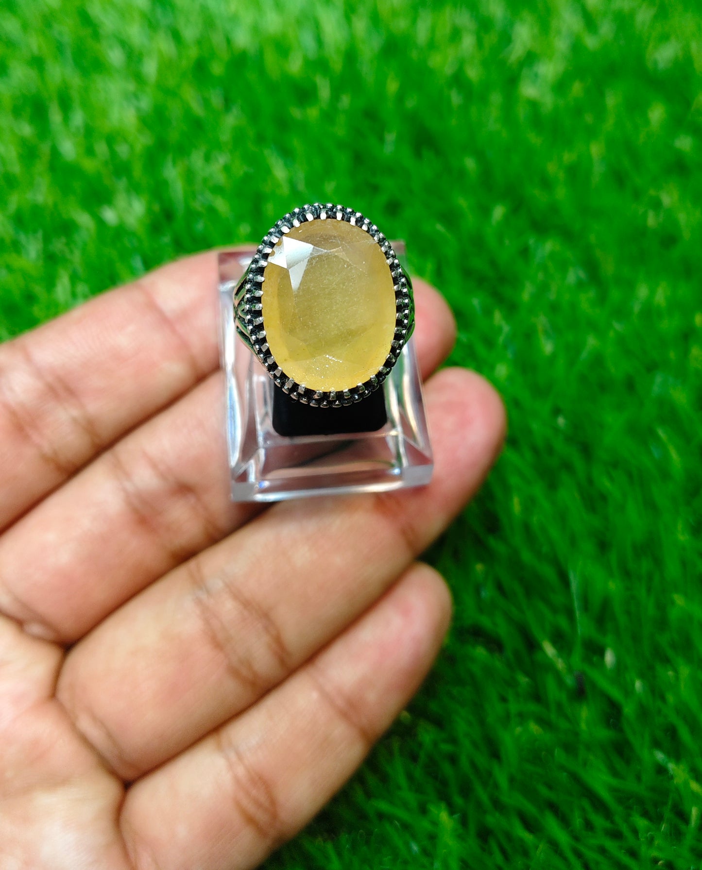 Premium Quality Pukhraj Ring