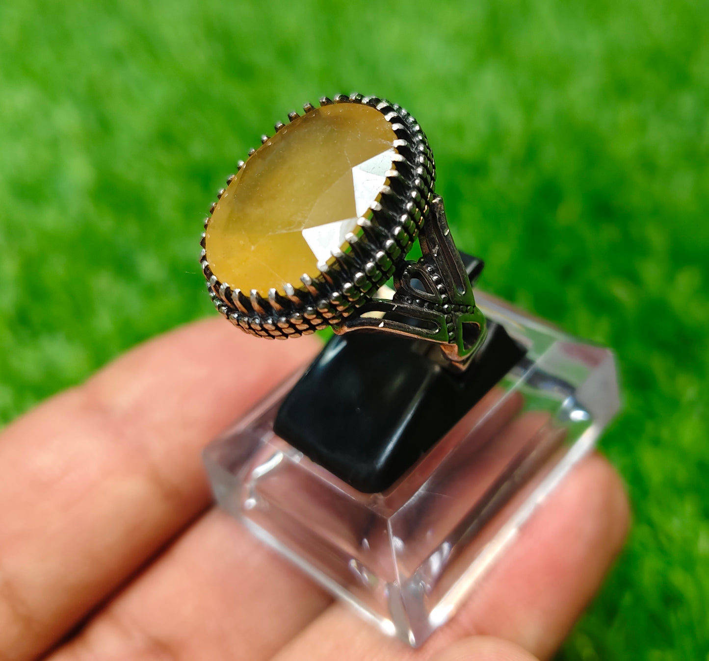 Premium Quality Pukhraj Ring