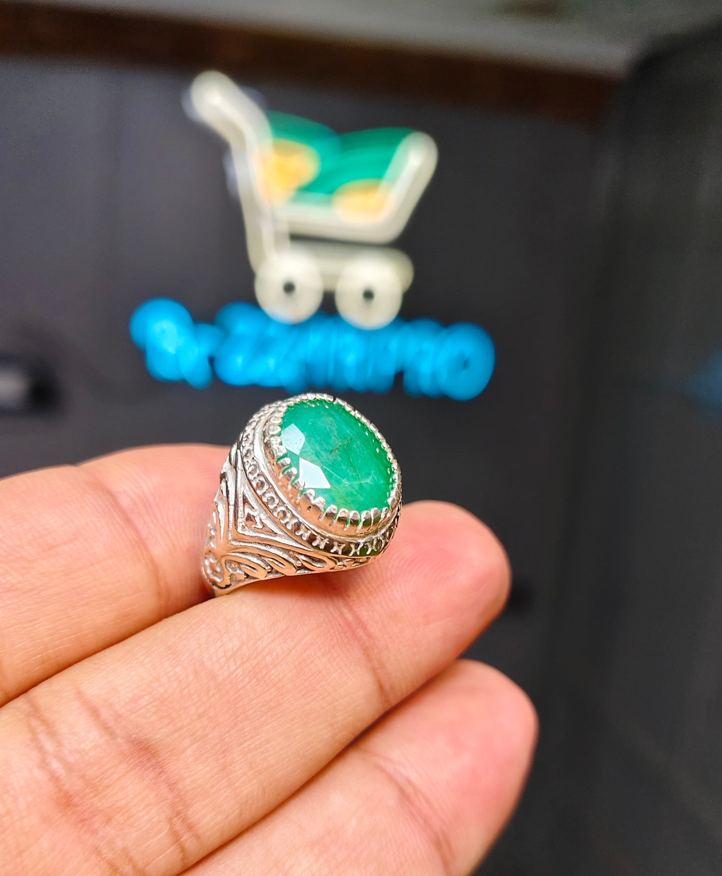 Premium Quality Zamurd Ring