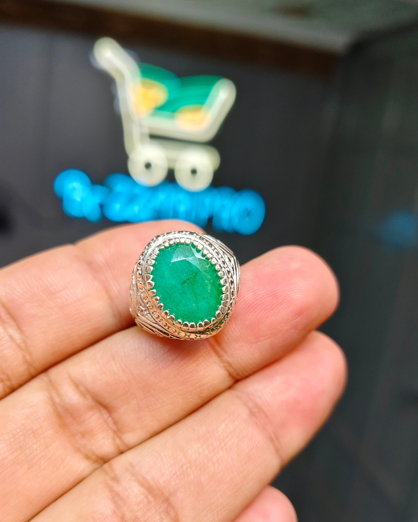 Premium Quality Zamurd Ring