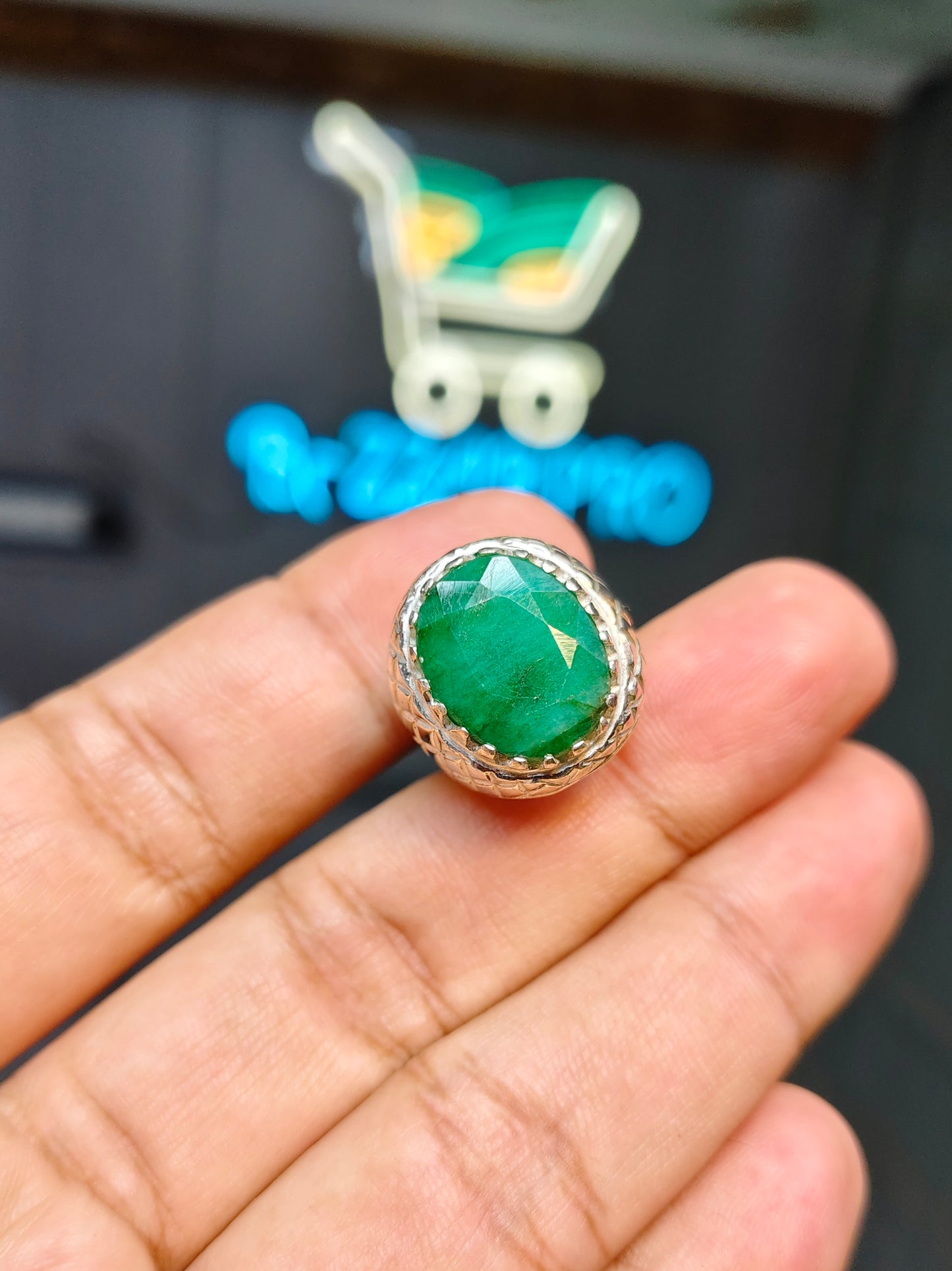 Premium Quality Zamurd Ring