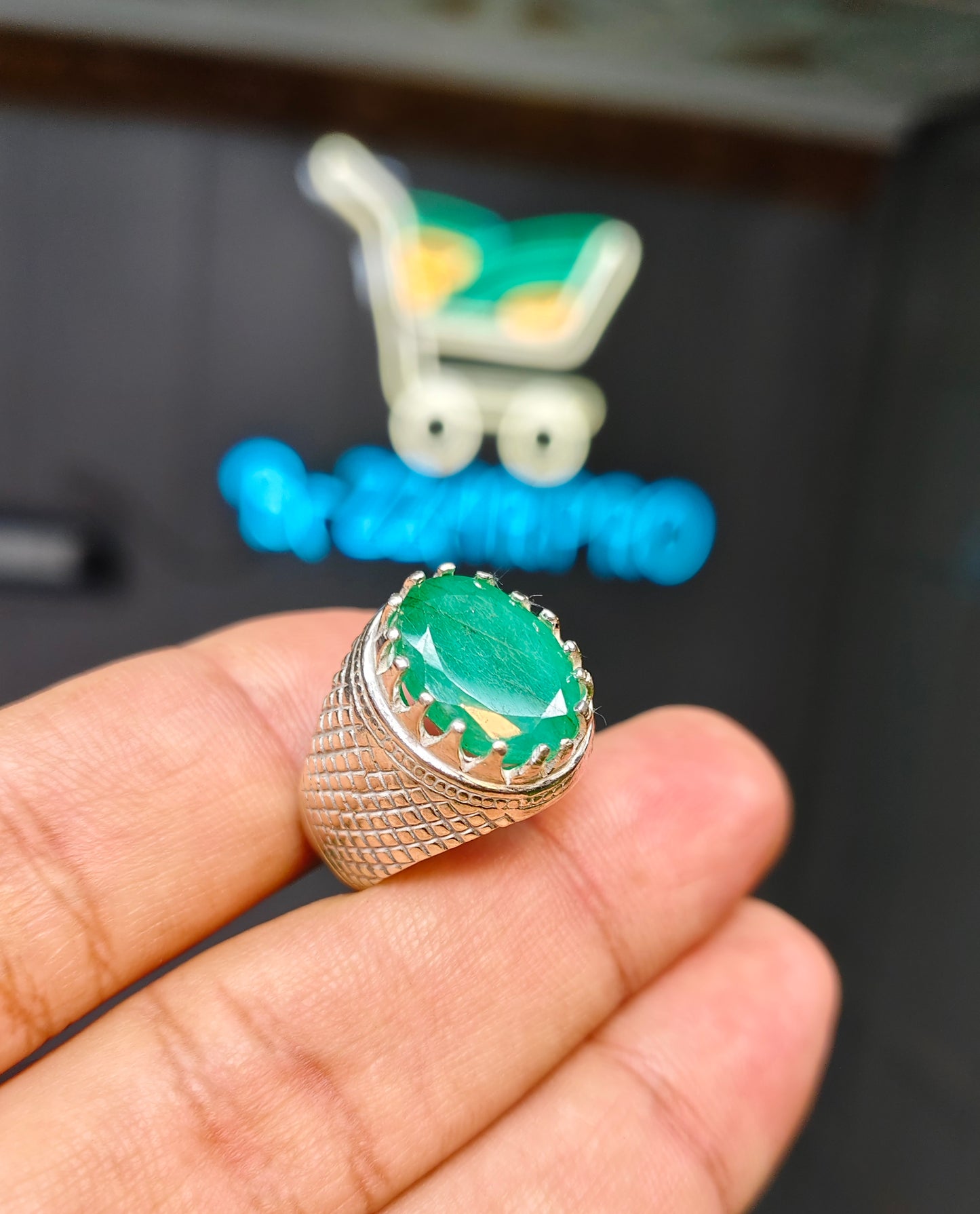 Premium Quality Zamurd Ring