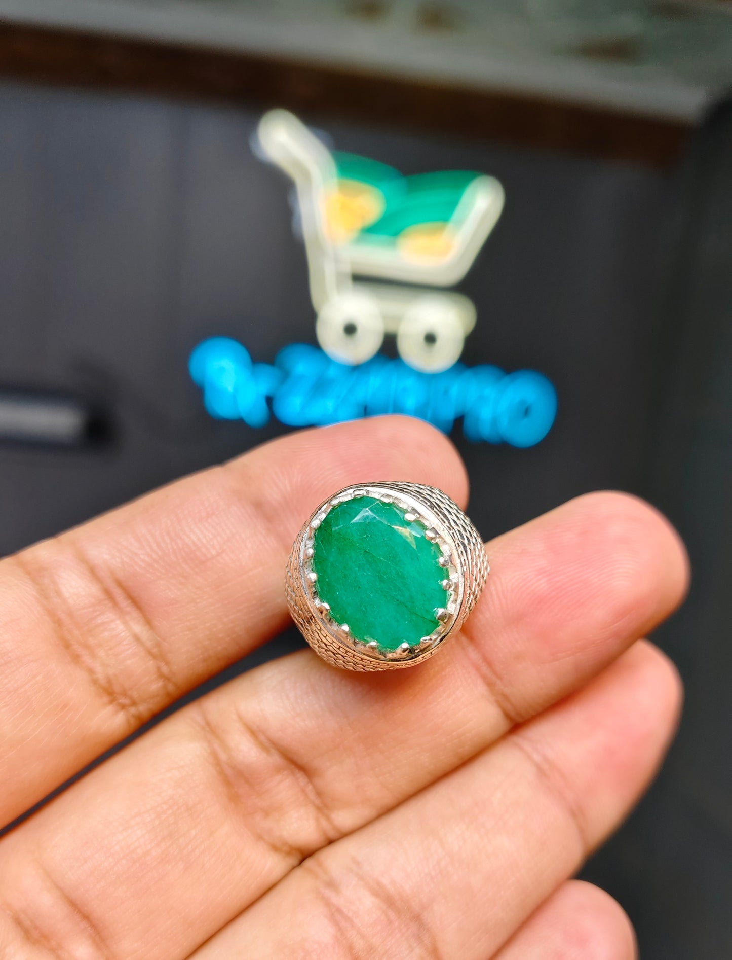 Premium Quality Zamurd Ring