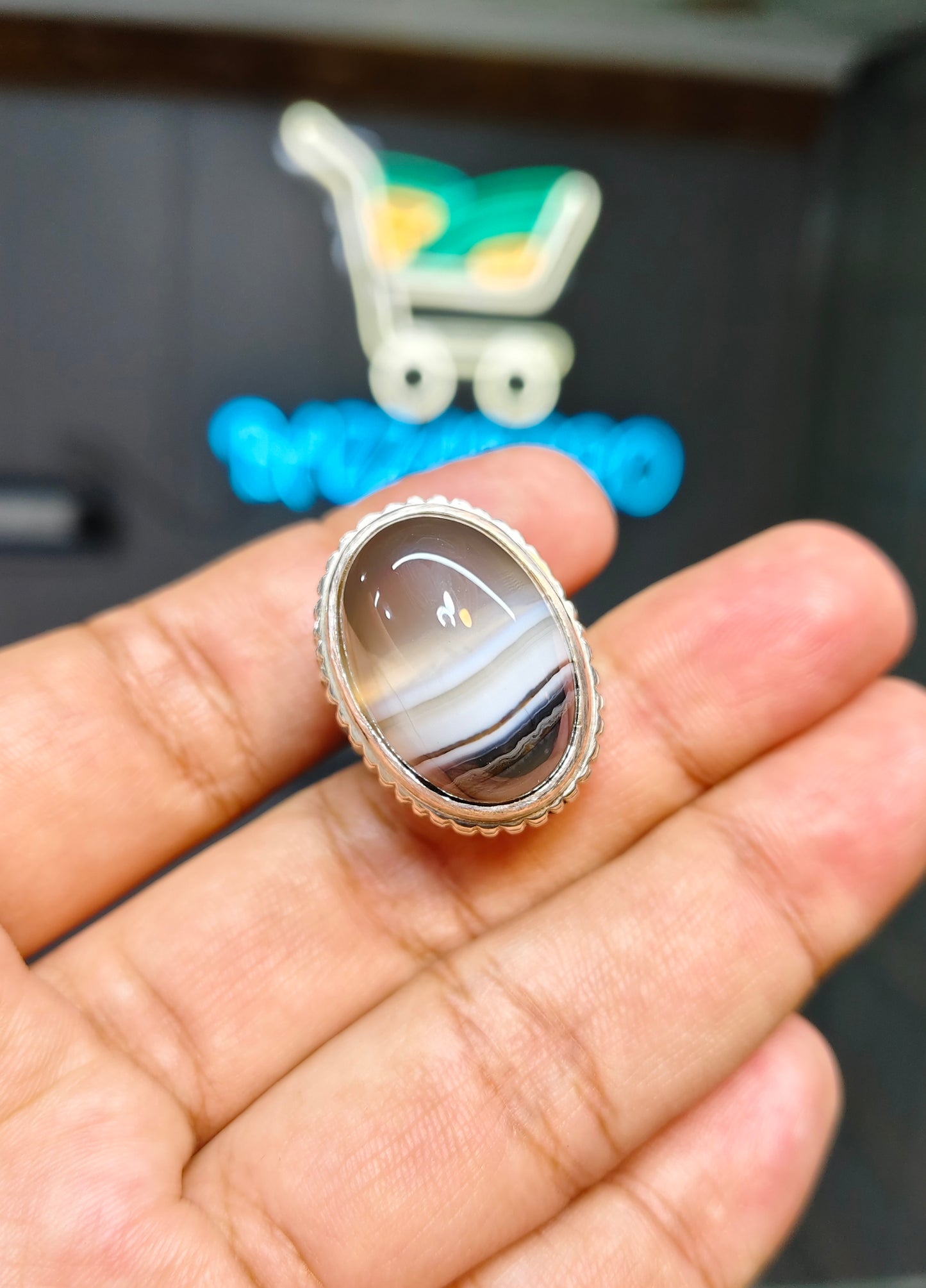 Sulemani Aqeeq Ring