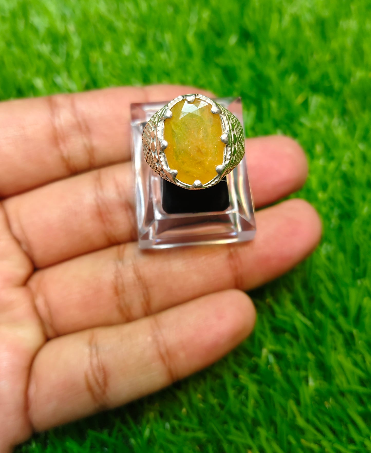 Premium Quality Pukhraj Ring