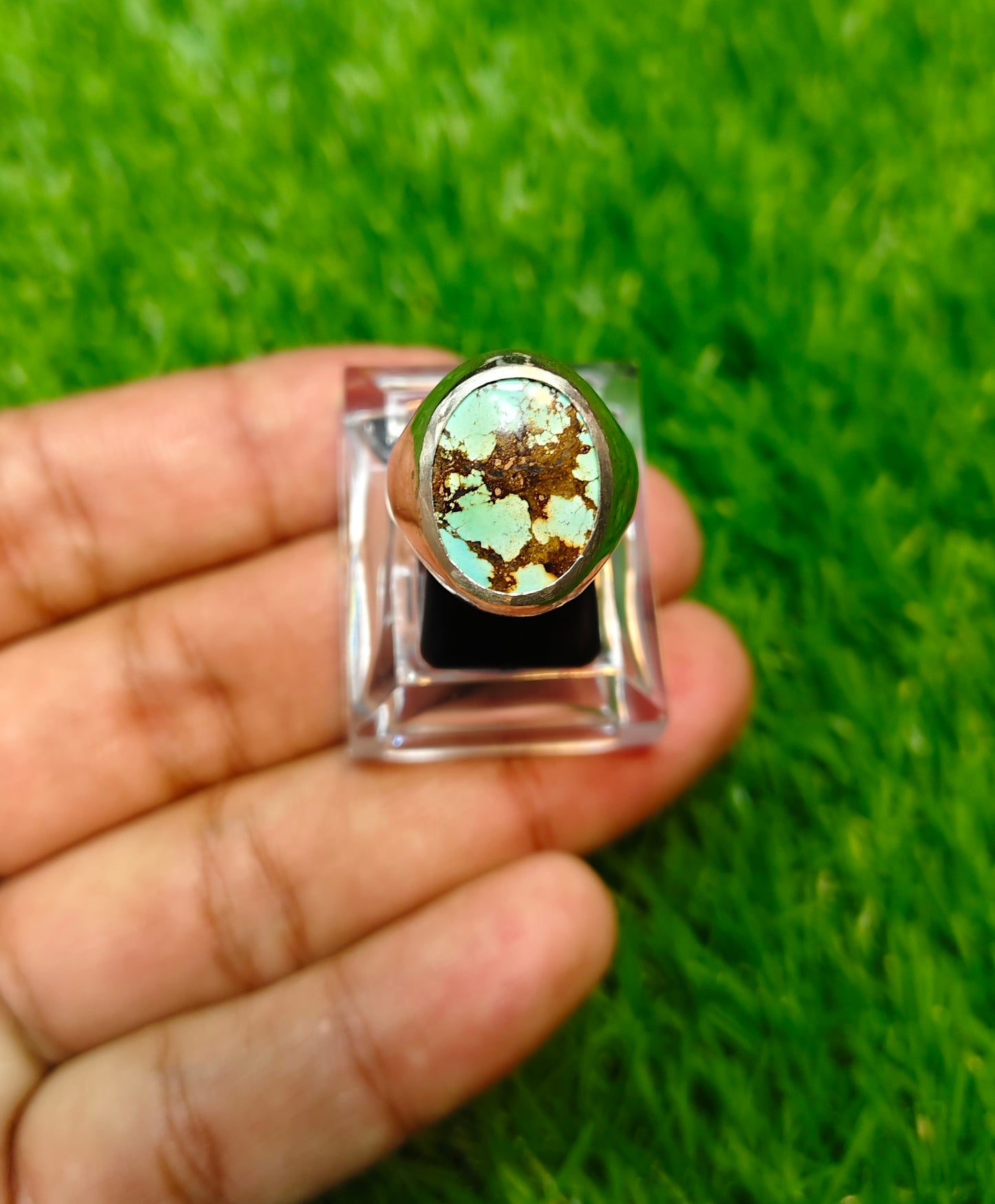 Spider web feroza Ring