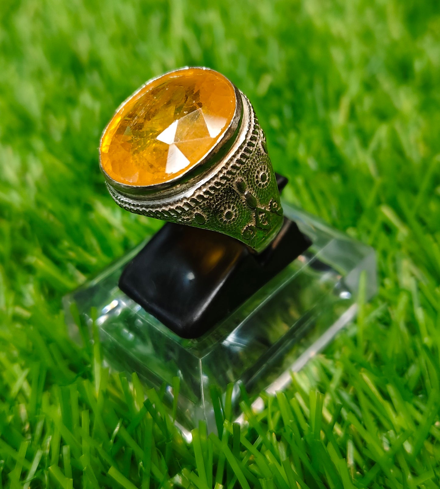 Indian Pukhraj Ring