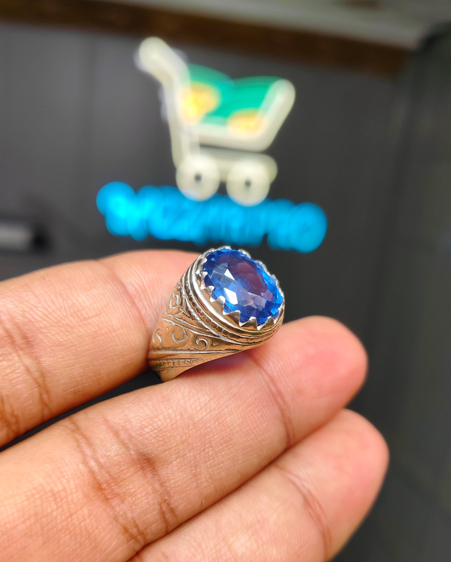 Blue Topaz Ring