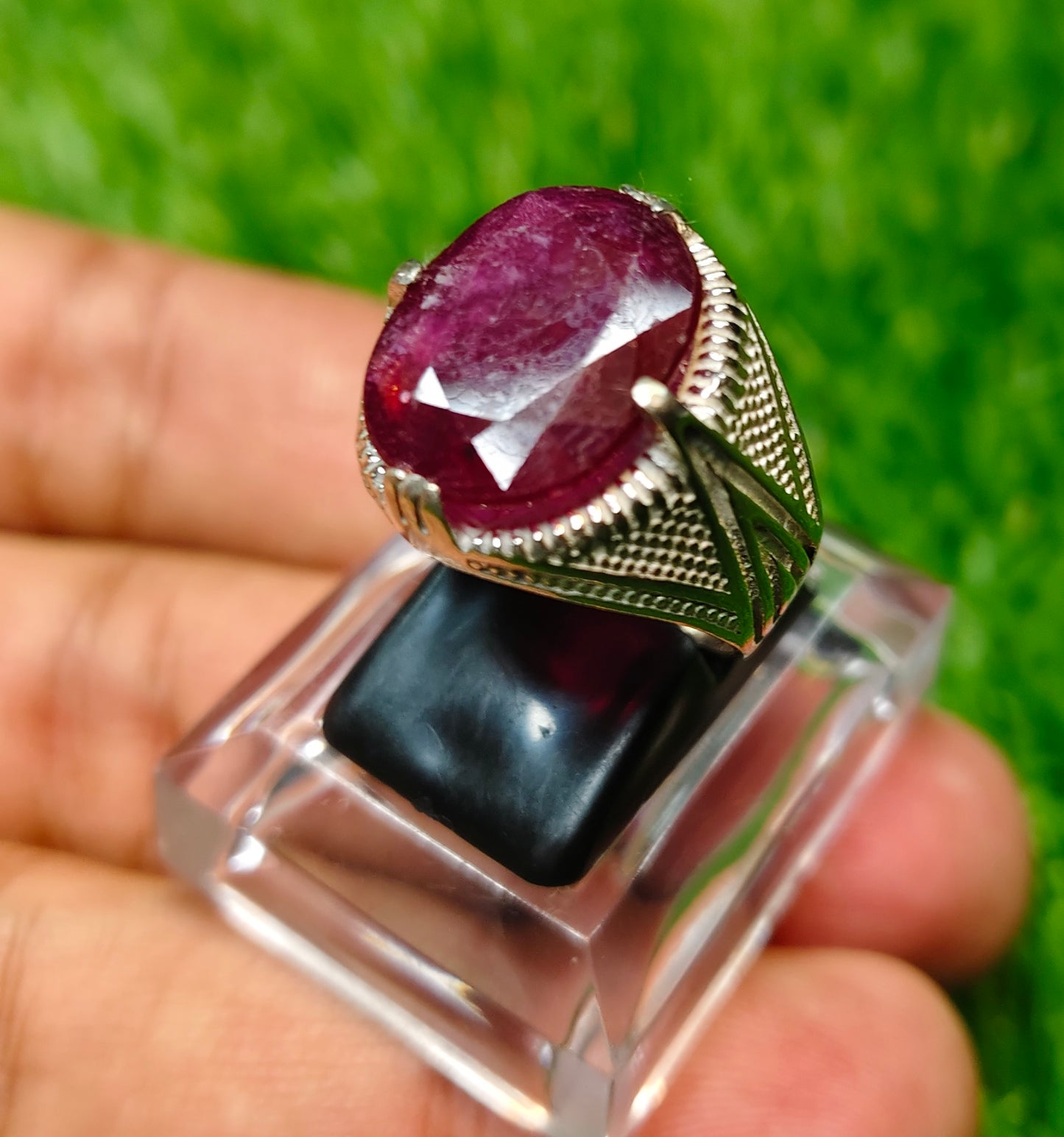 Pigeon Blood Ruby Ring