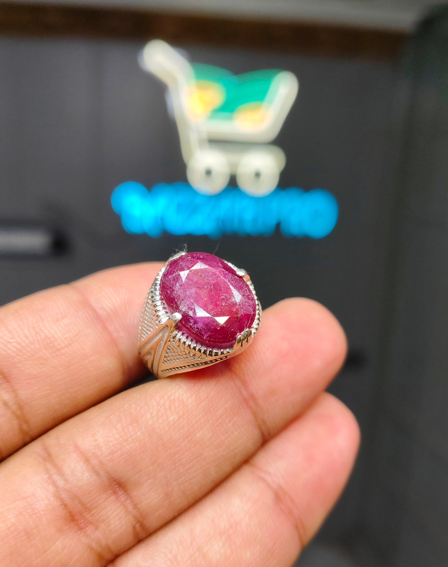 Pigeon Blood Ruby Ring