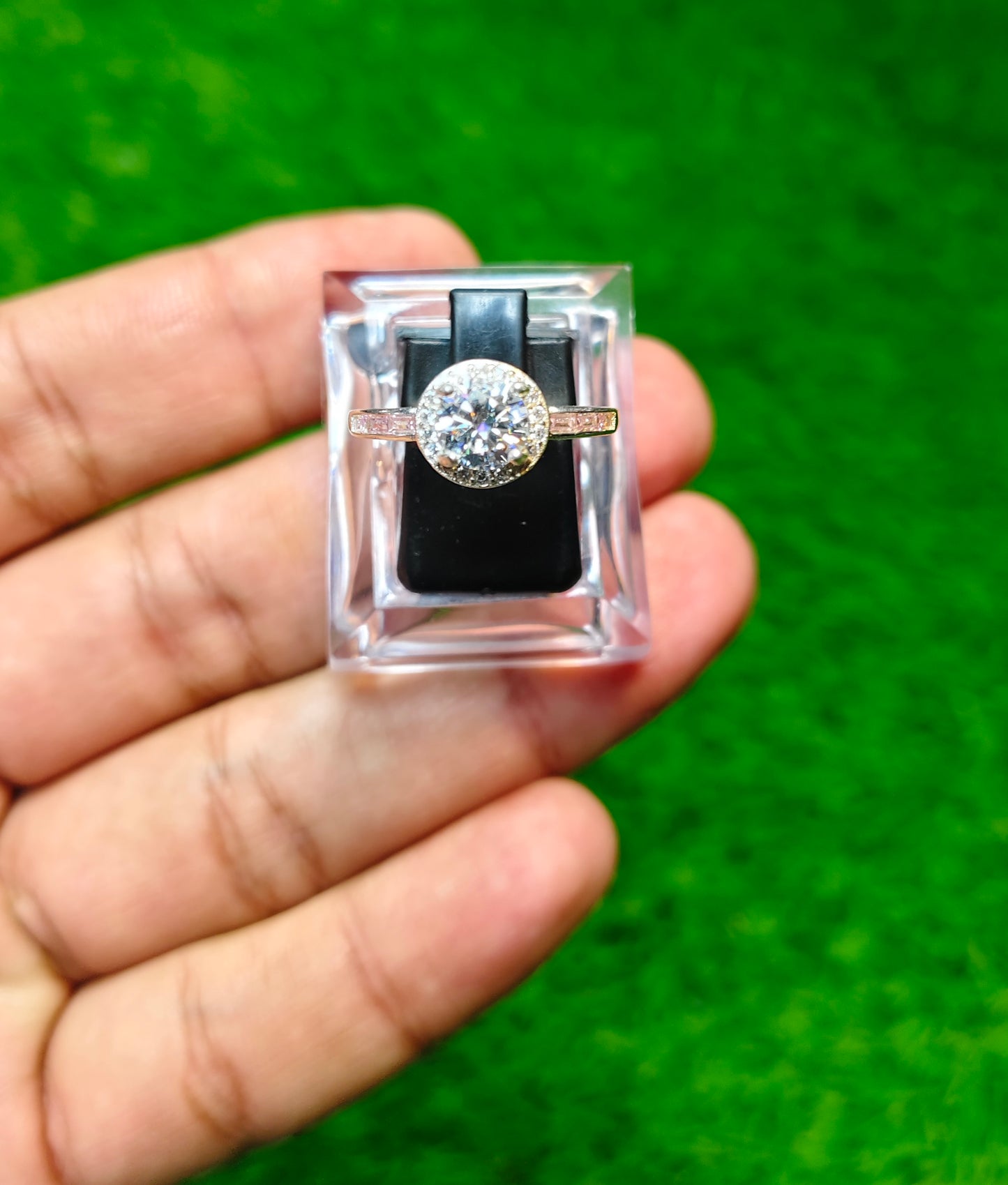 Moissanite Diamond Ring