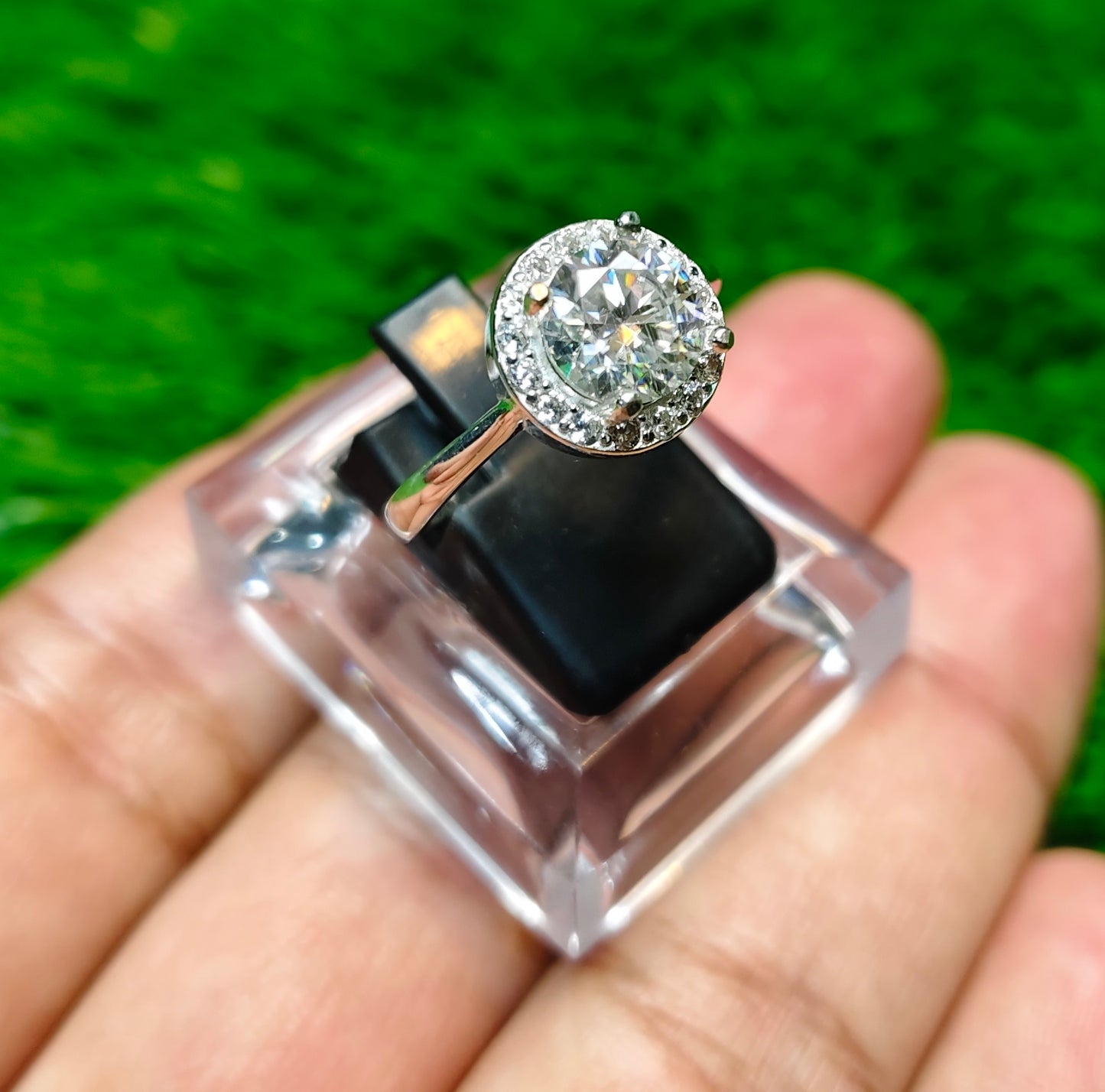 Moissanite Diamond Ring