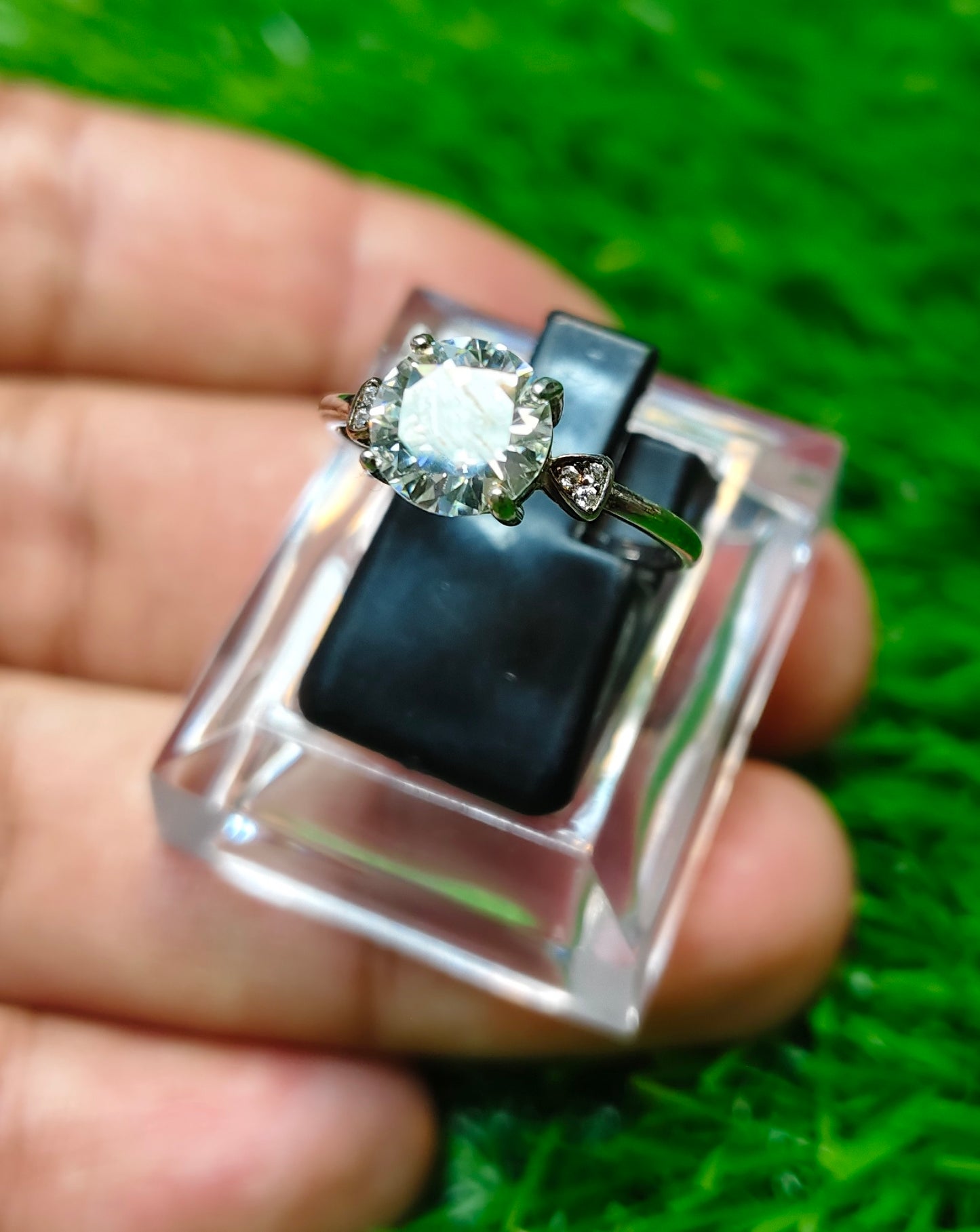 Moissanite Diamond Ring