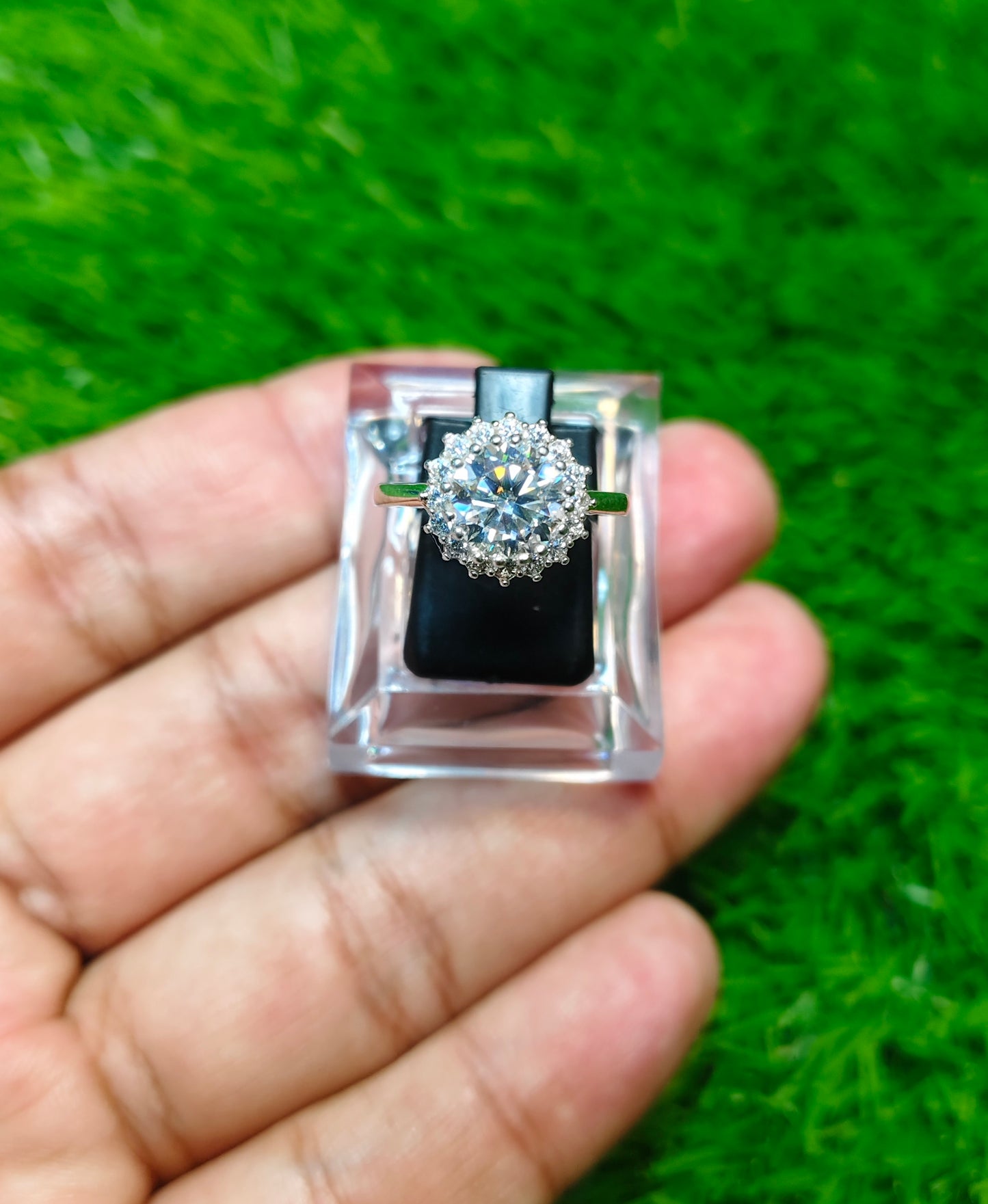 Moissanite Diamond Ring