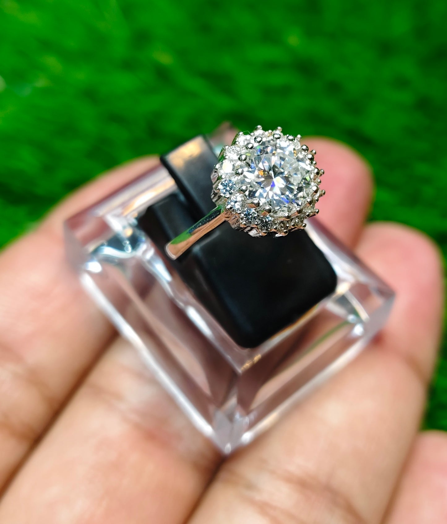 Moissanite Diamond Ring