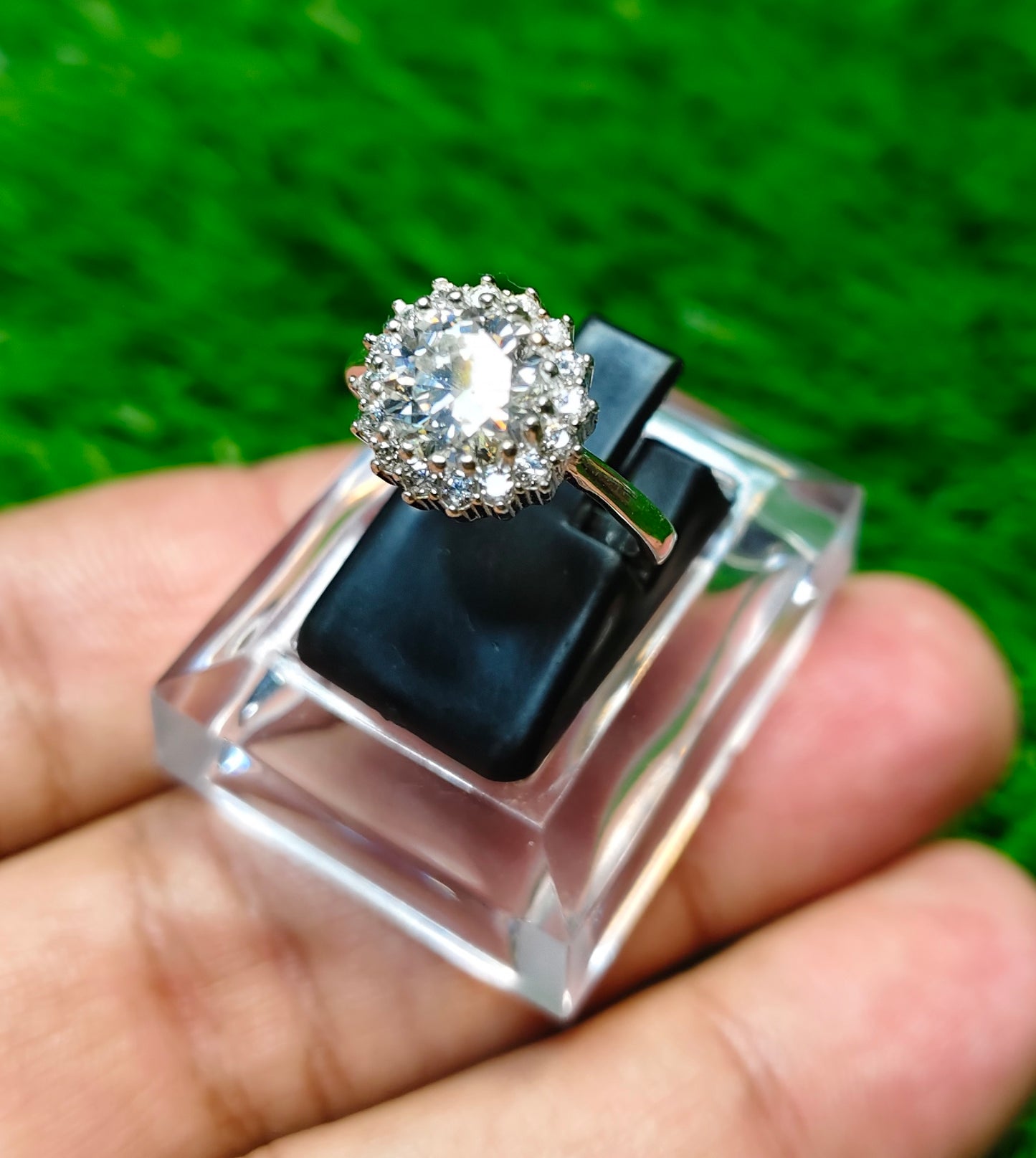 Moissanite Diamond Ring