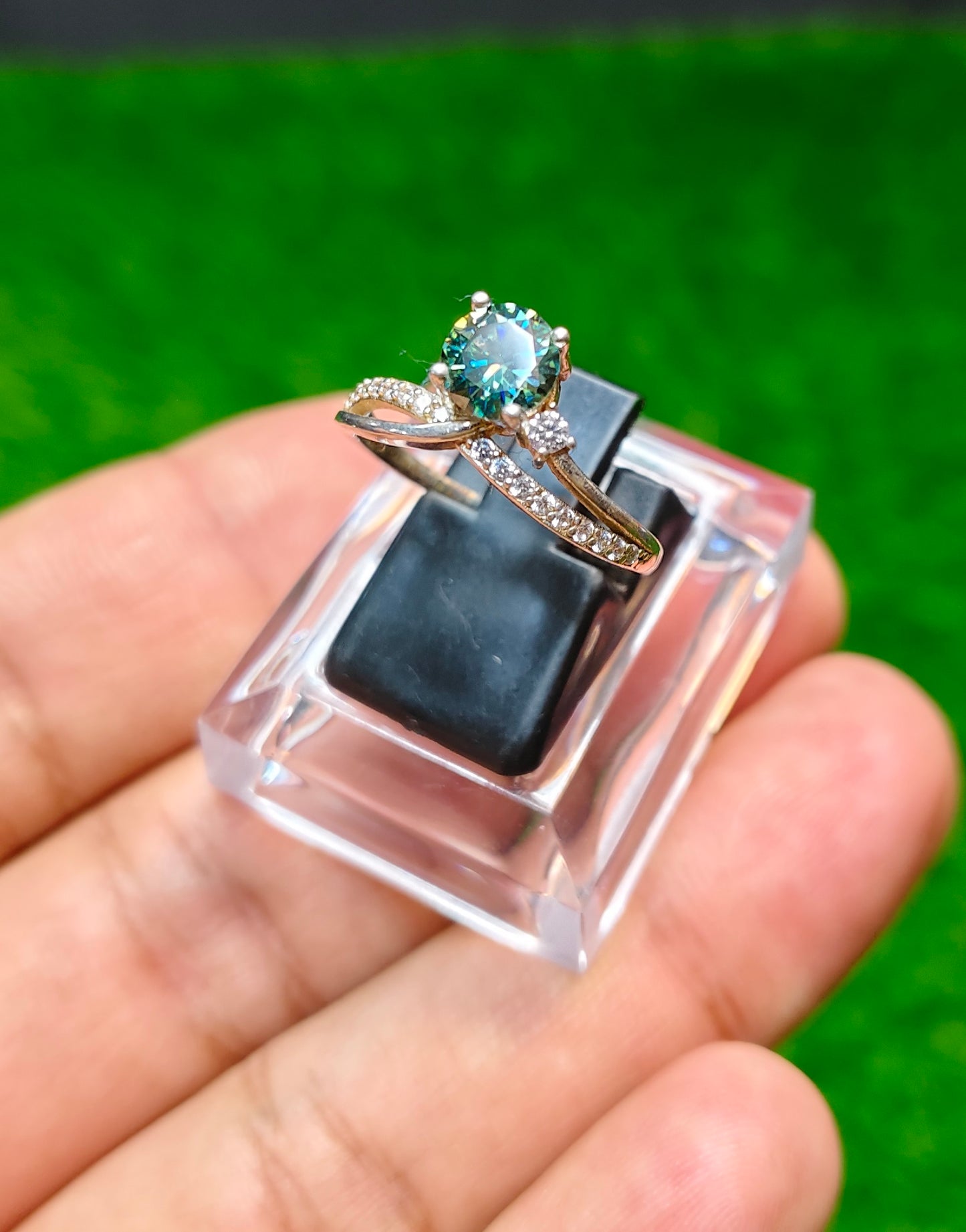 Moissanite Diamond Ring