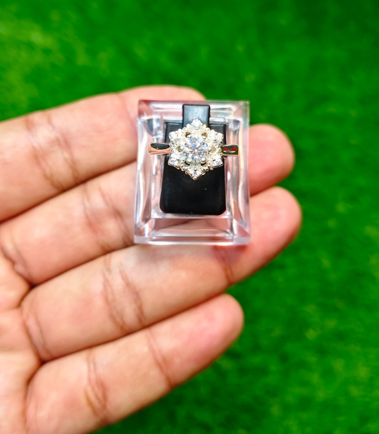 Moissanite Diamond Ring