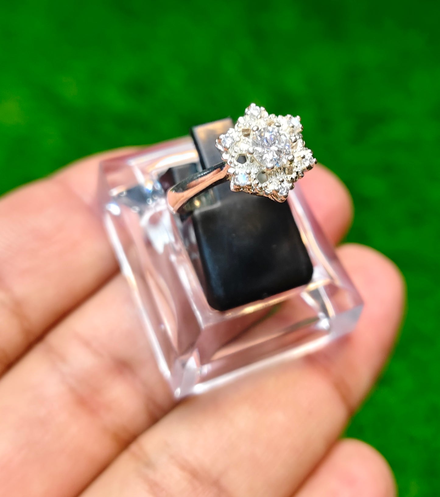 Moissanite Diamond Ring