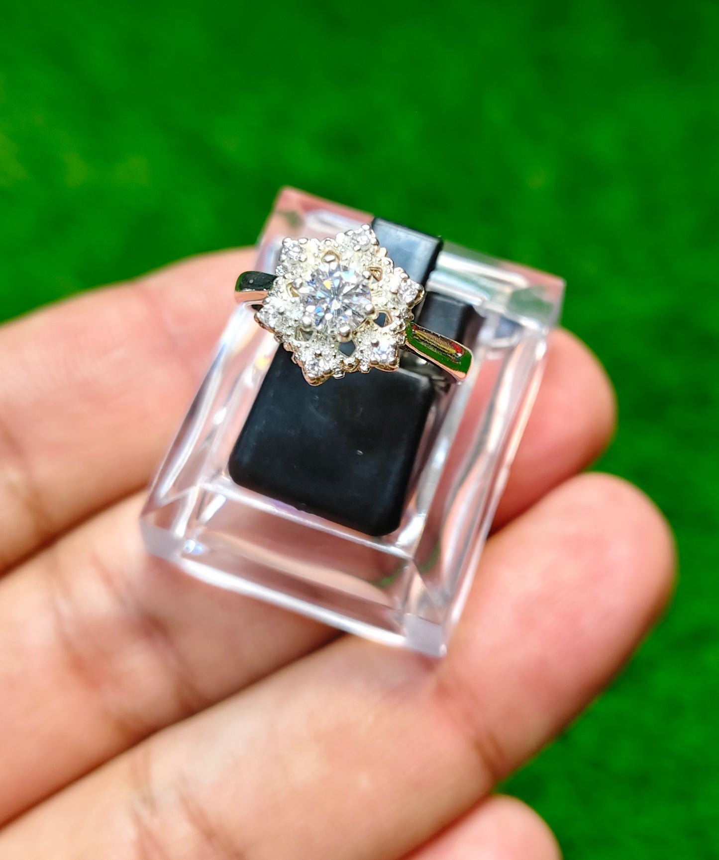 Moissanite Diamond Ring