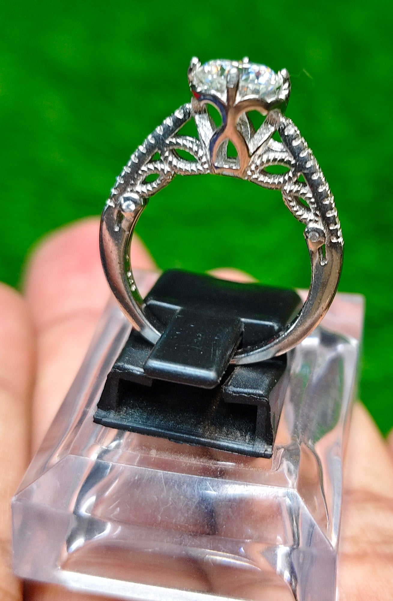 Moissanite Diamond Ring