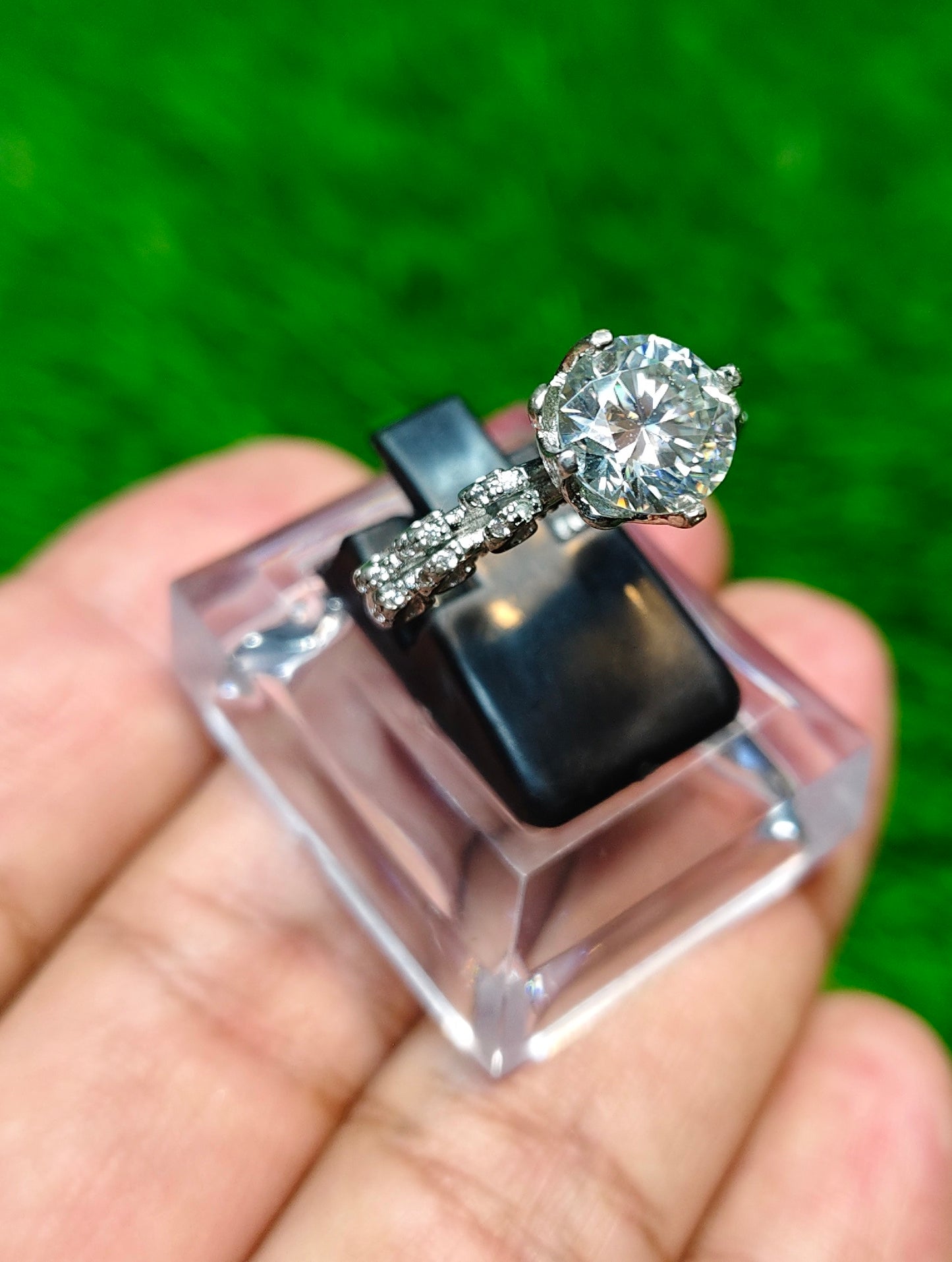 Moissanite Diamond Ring