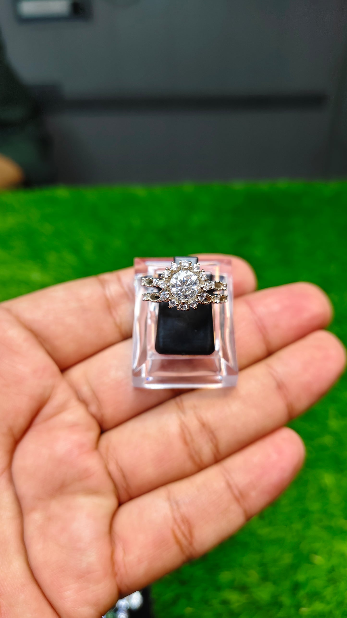 Moissanite Diamond Ring