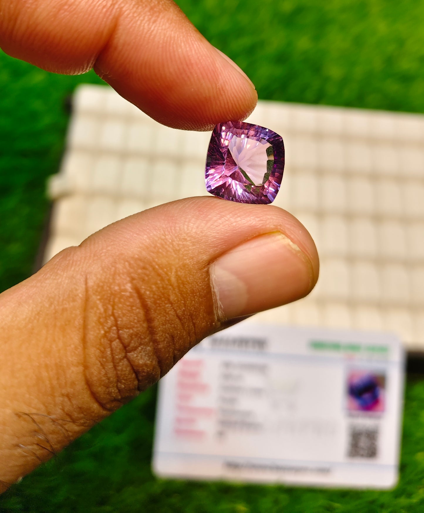 Amethyst With Lab Certificate