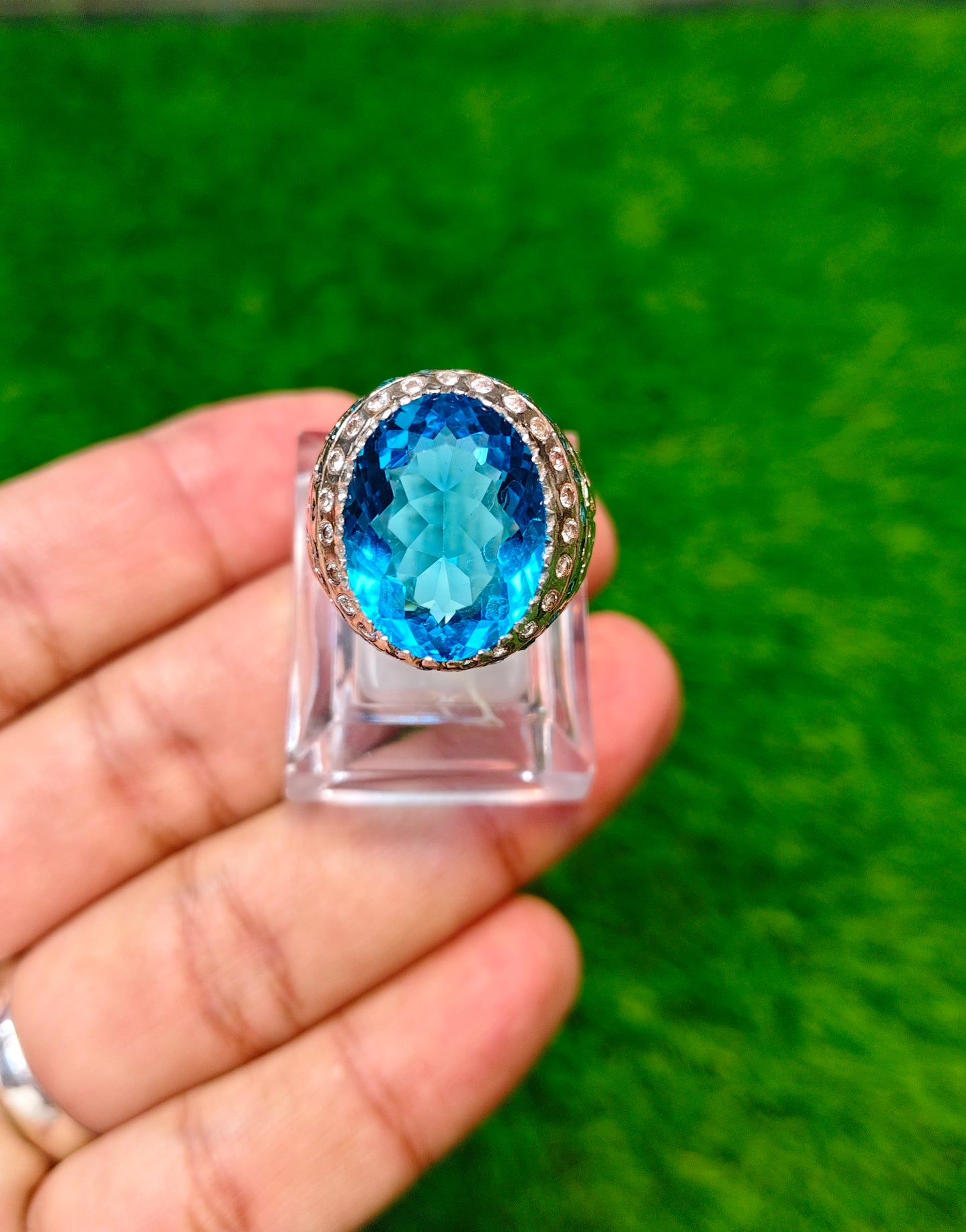 Blue Topaz Ring