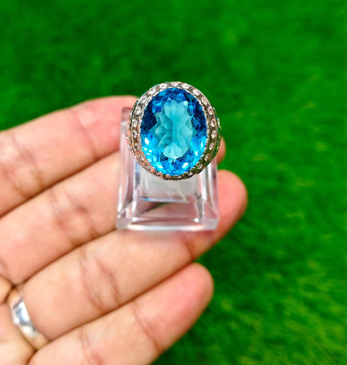 Blue Topaz Ring