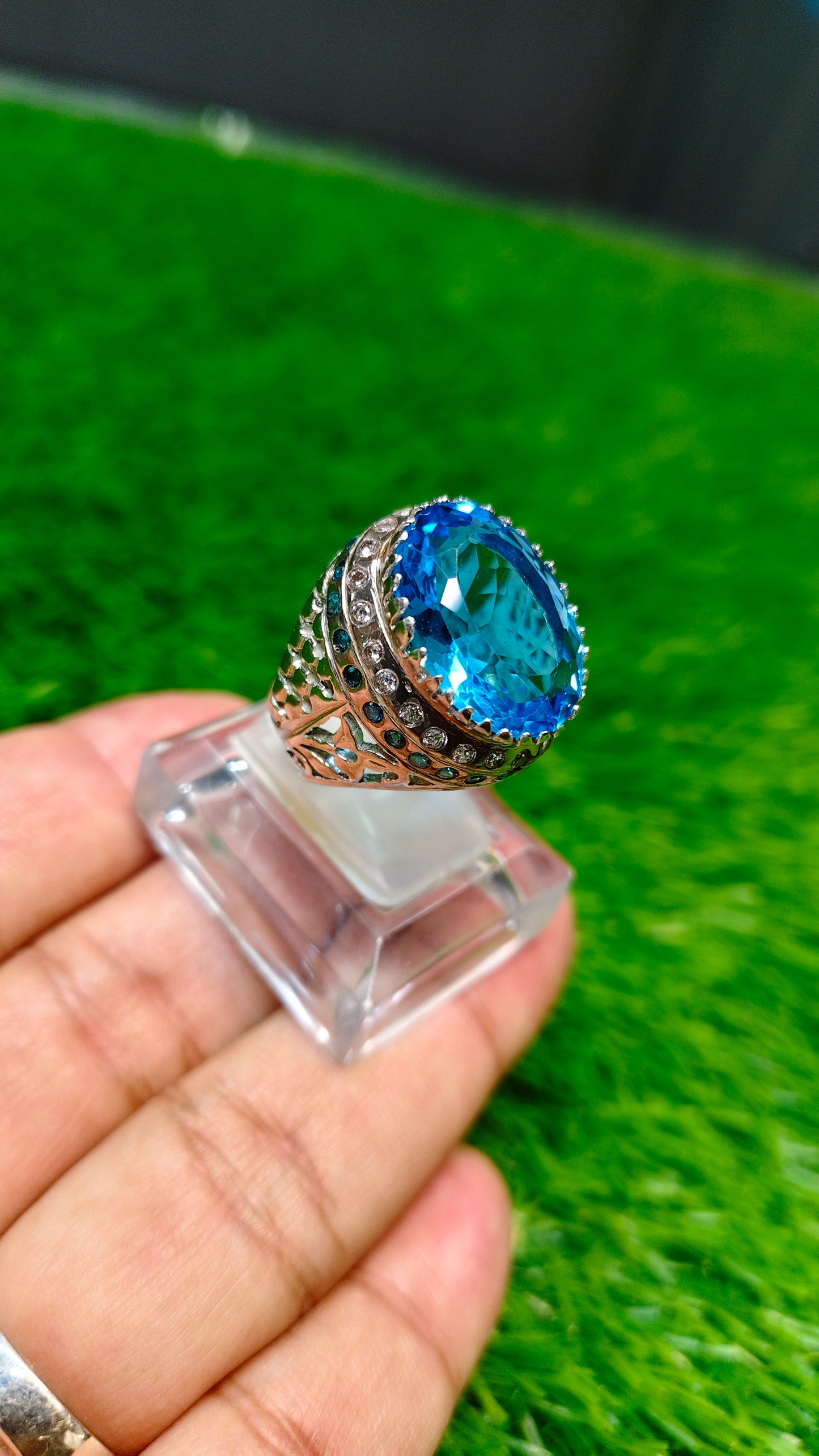 Blue Topaz Ring